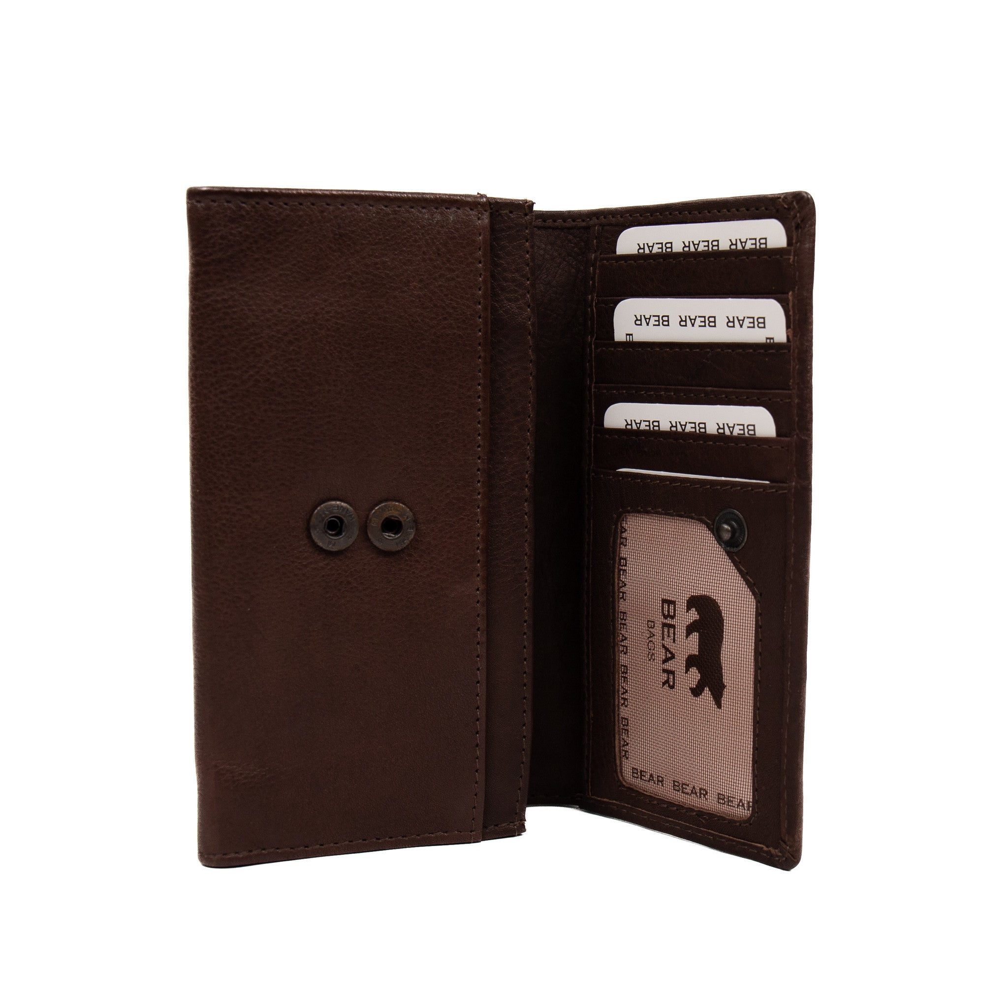 Wrap wallet 'Sweety' XL dark brown - CP 6041