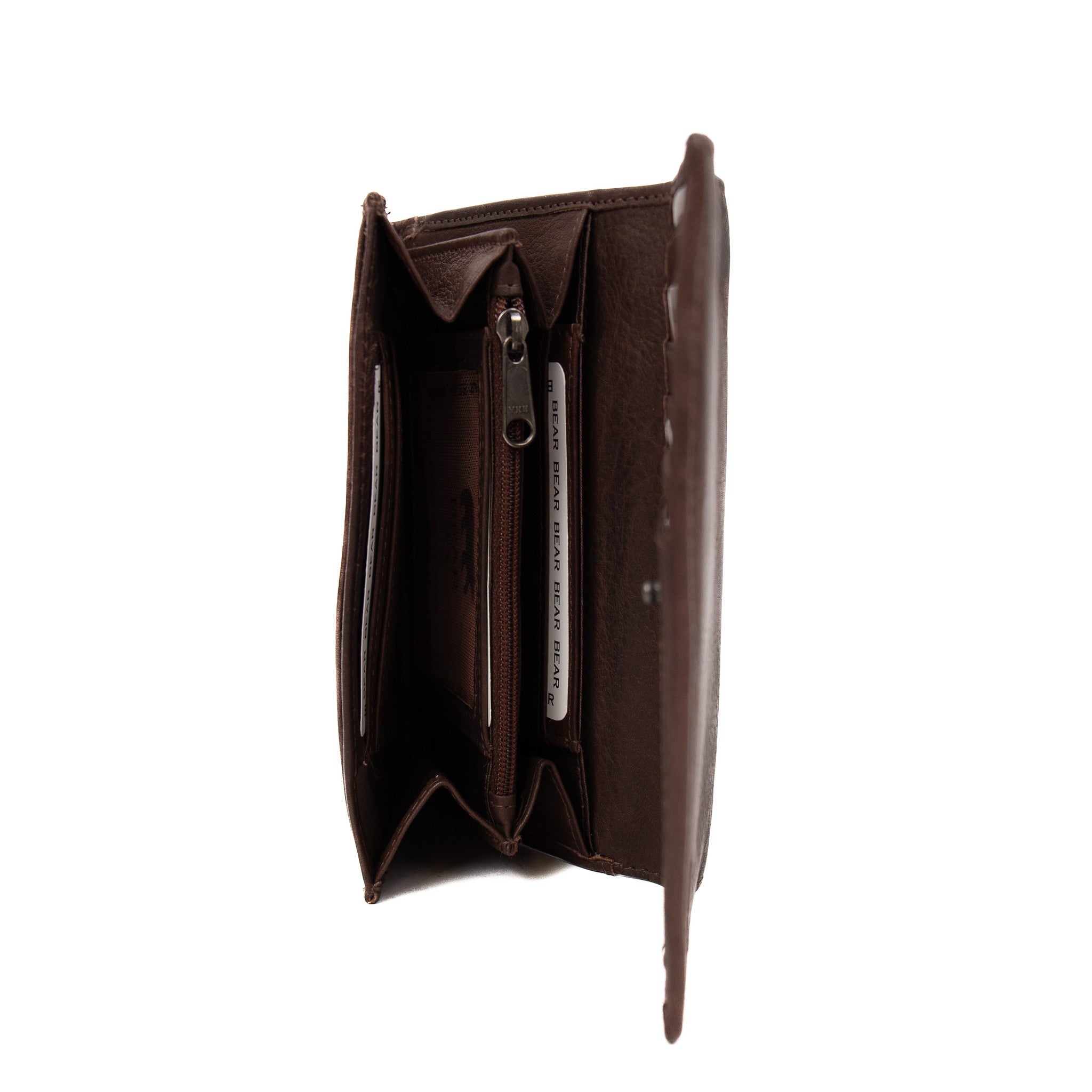 Wrap wallet 'Sweety' XL dark brown - CP 6041
