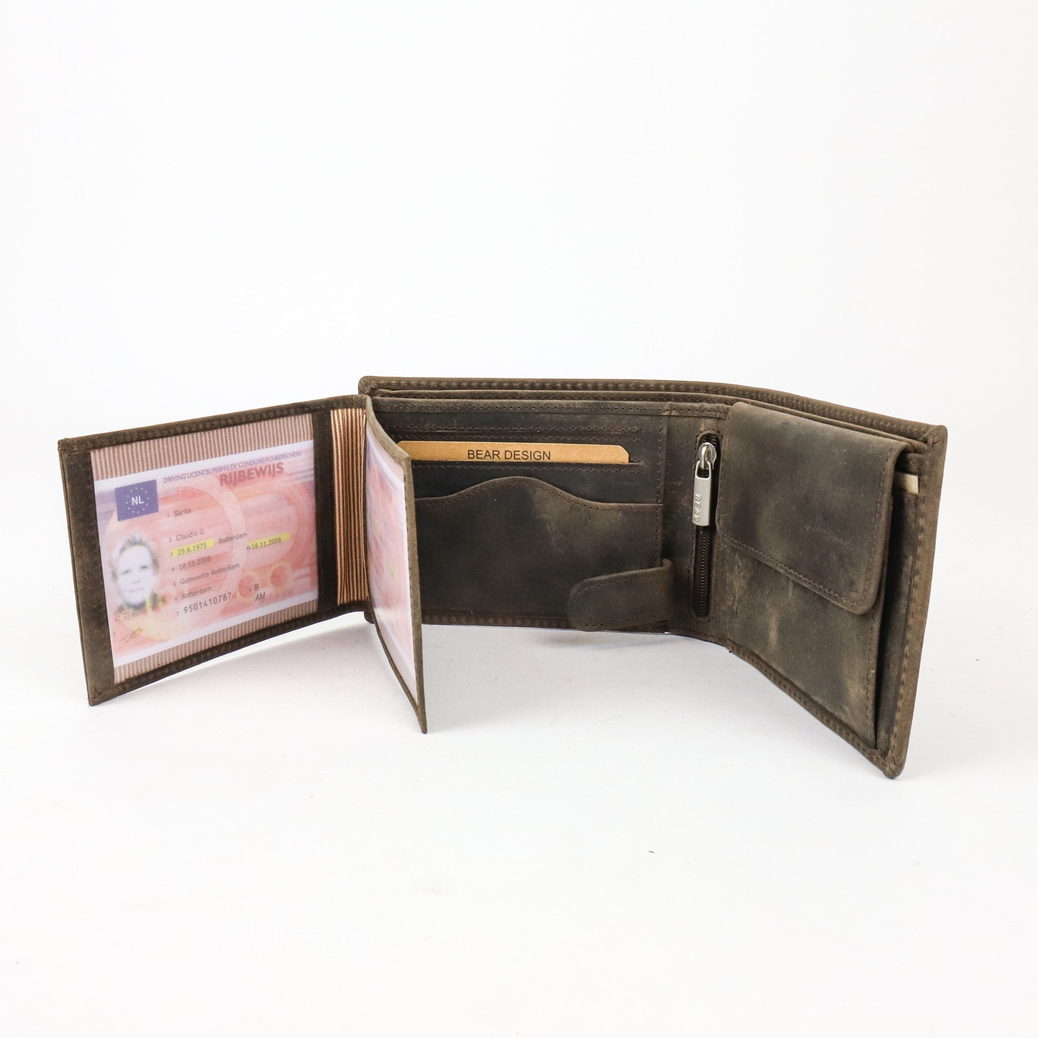 Billfold 'Jan' brown