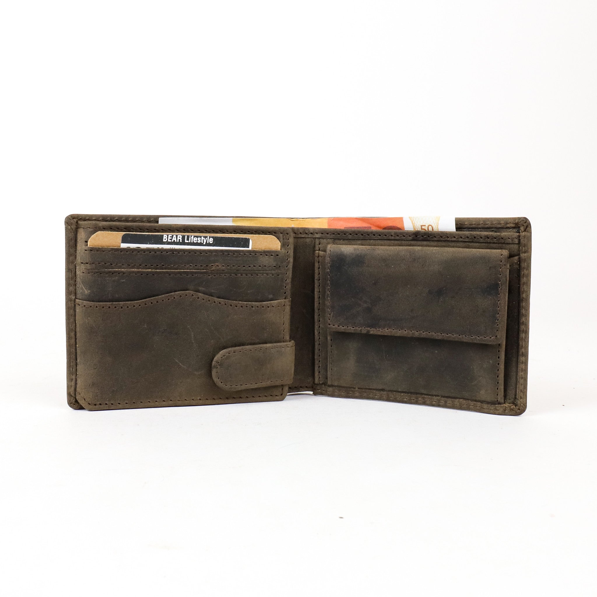 Billfold 'Joost' bruin