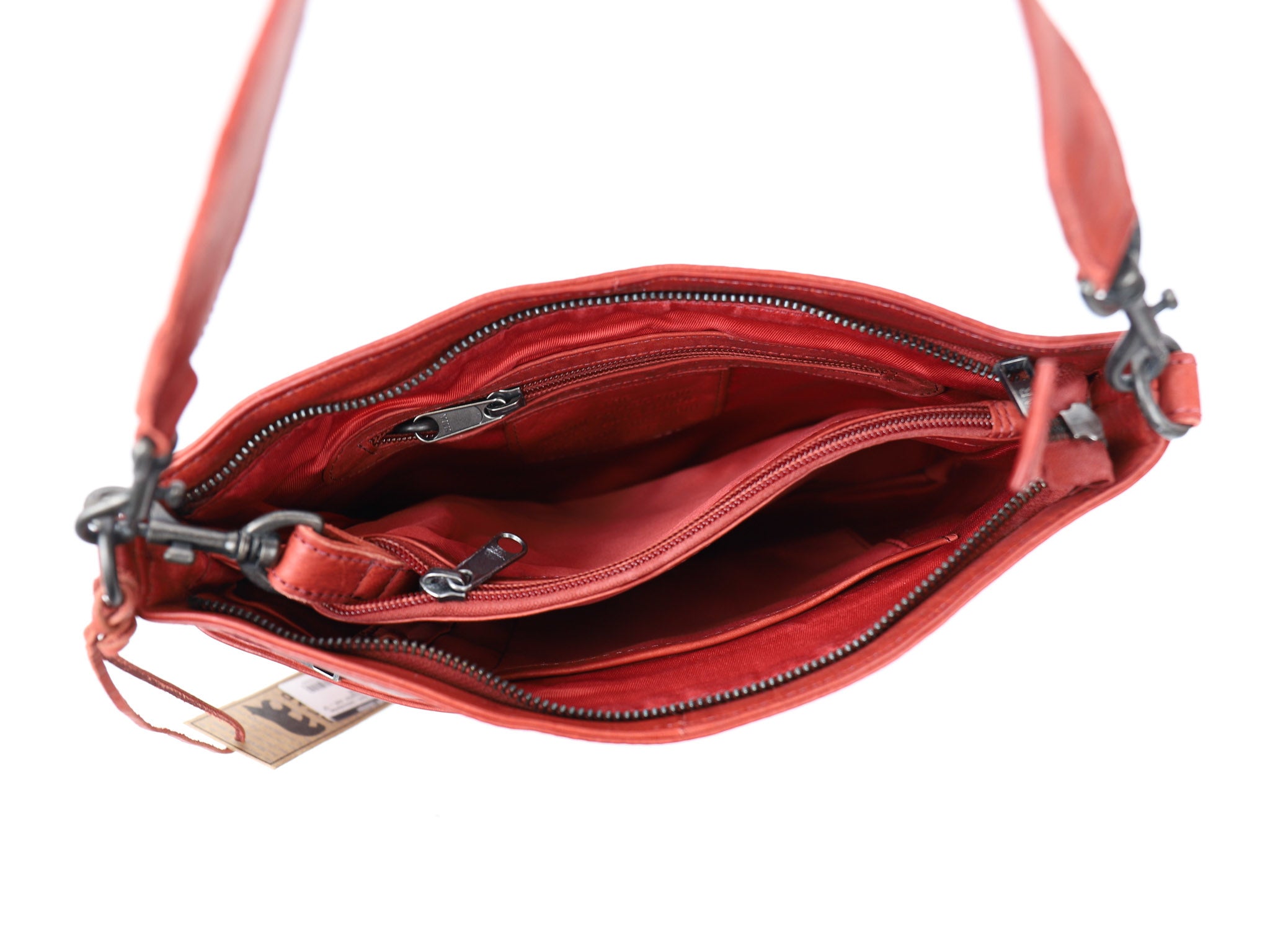 Hand/shoulder bag 'Angelica' red