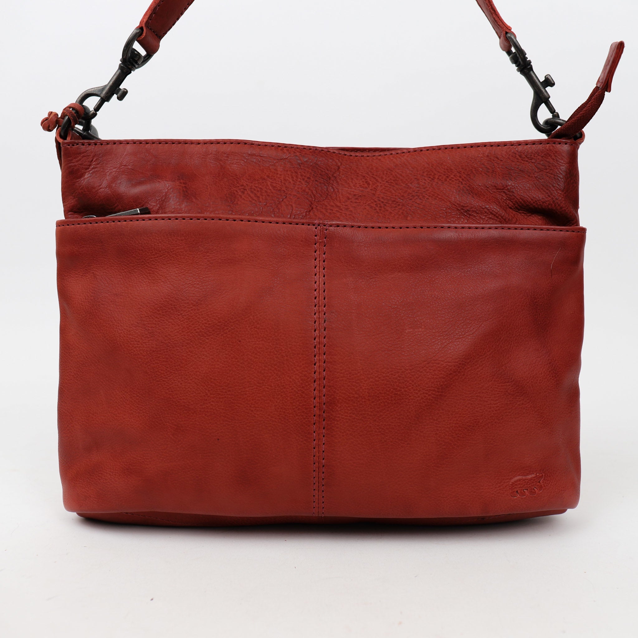 Hand/shoulder bag 'Angelica' red
