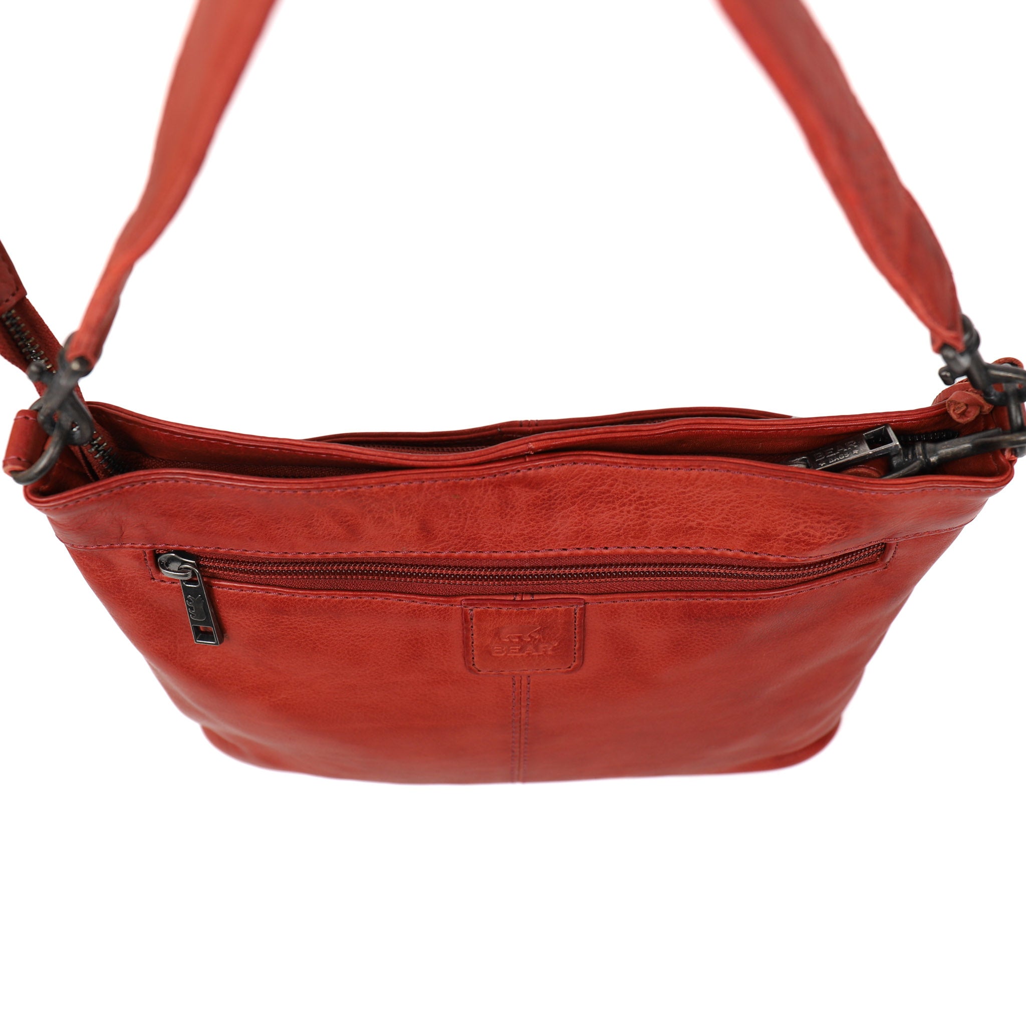 Hand/shoulder bag 'Angelica' red