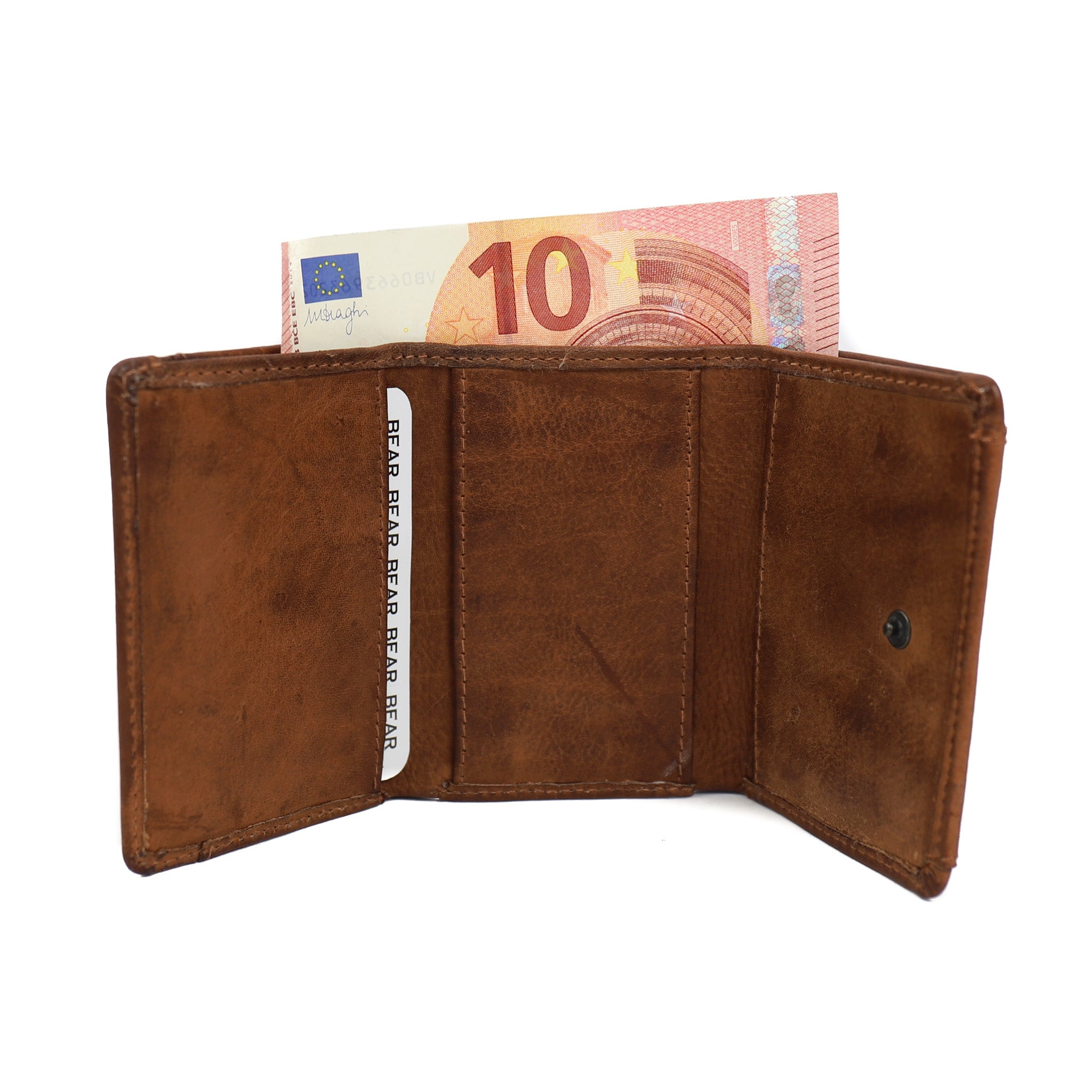 Portemonneetje 'Nana' cognac