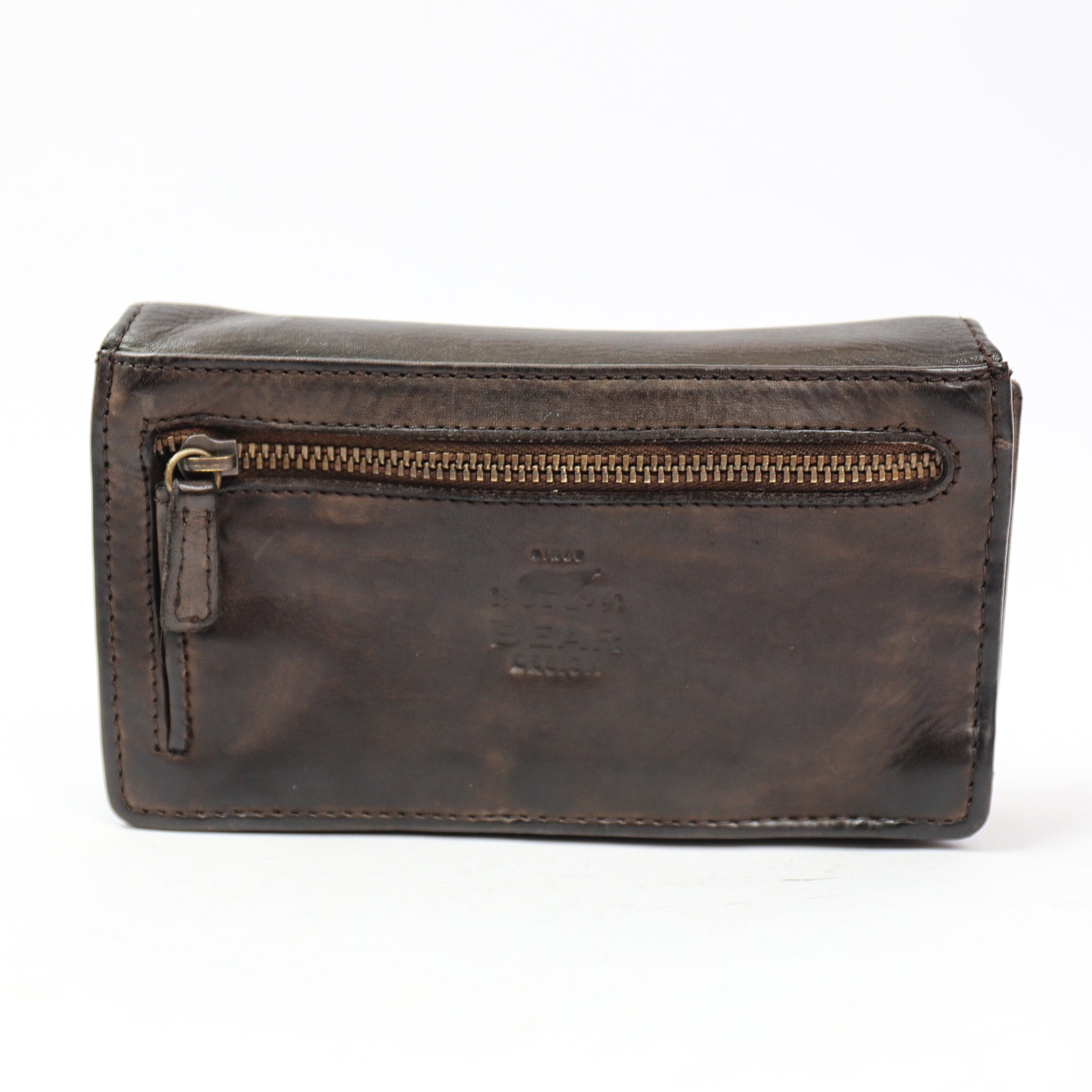Wrap wallet 'Emma' dark brown - CL 782 RFID
