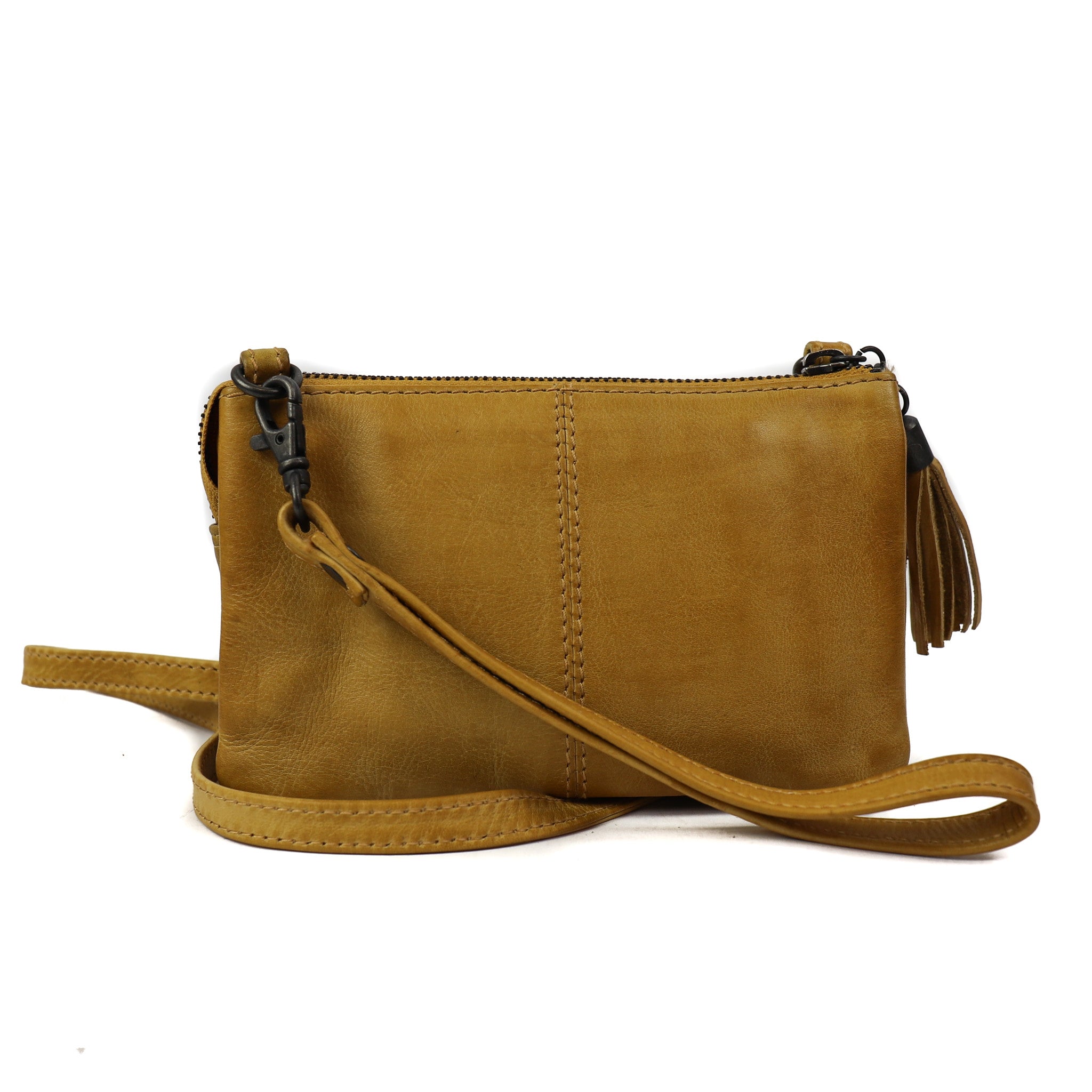 Portemonneetasje 'Umi' okergeel