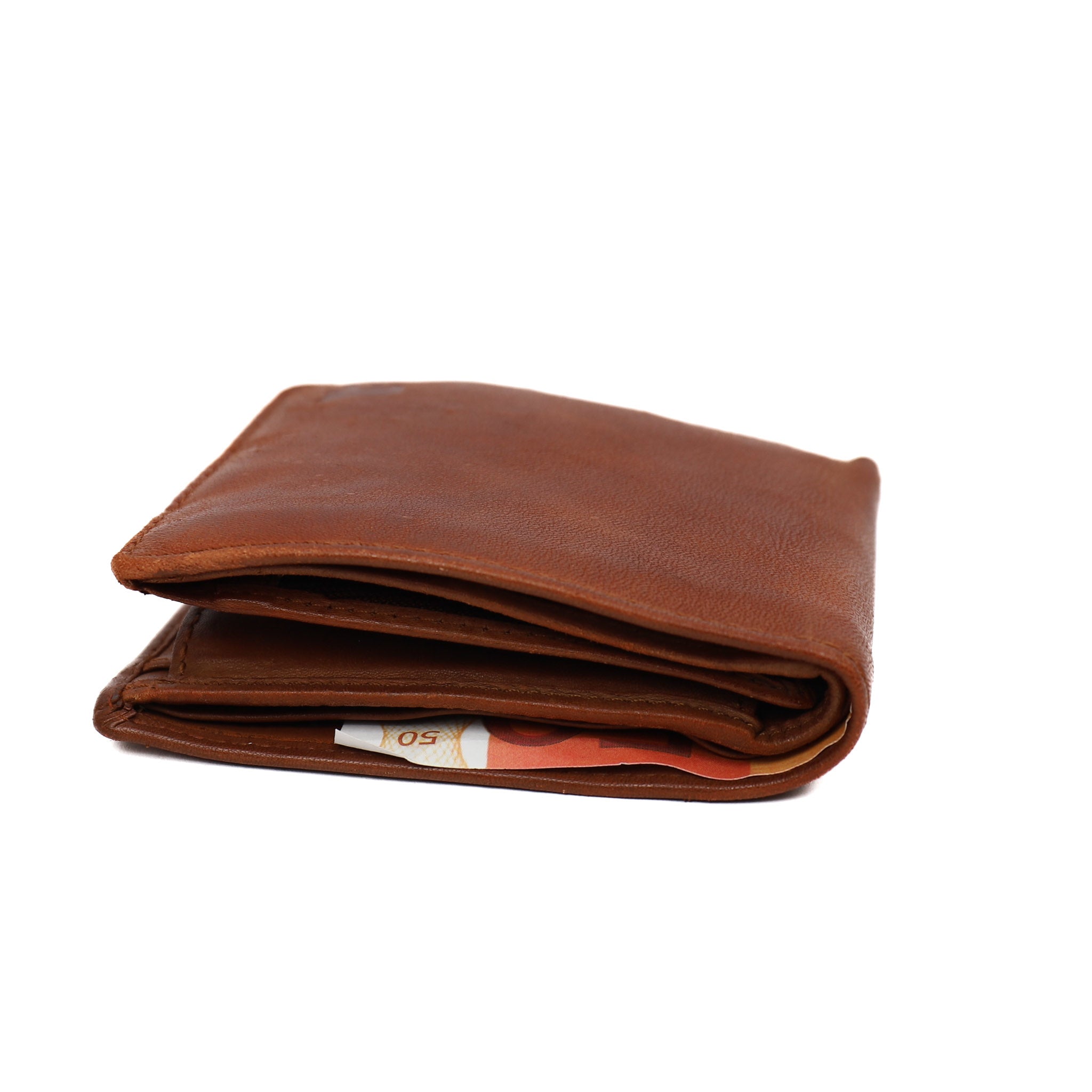 Billfold 'Lucas' cognac