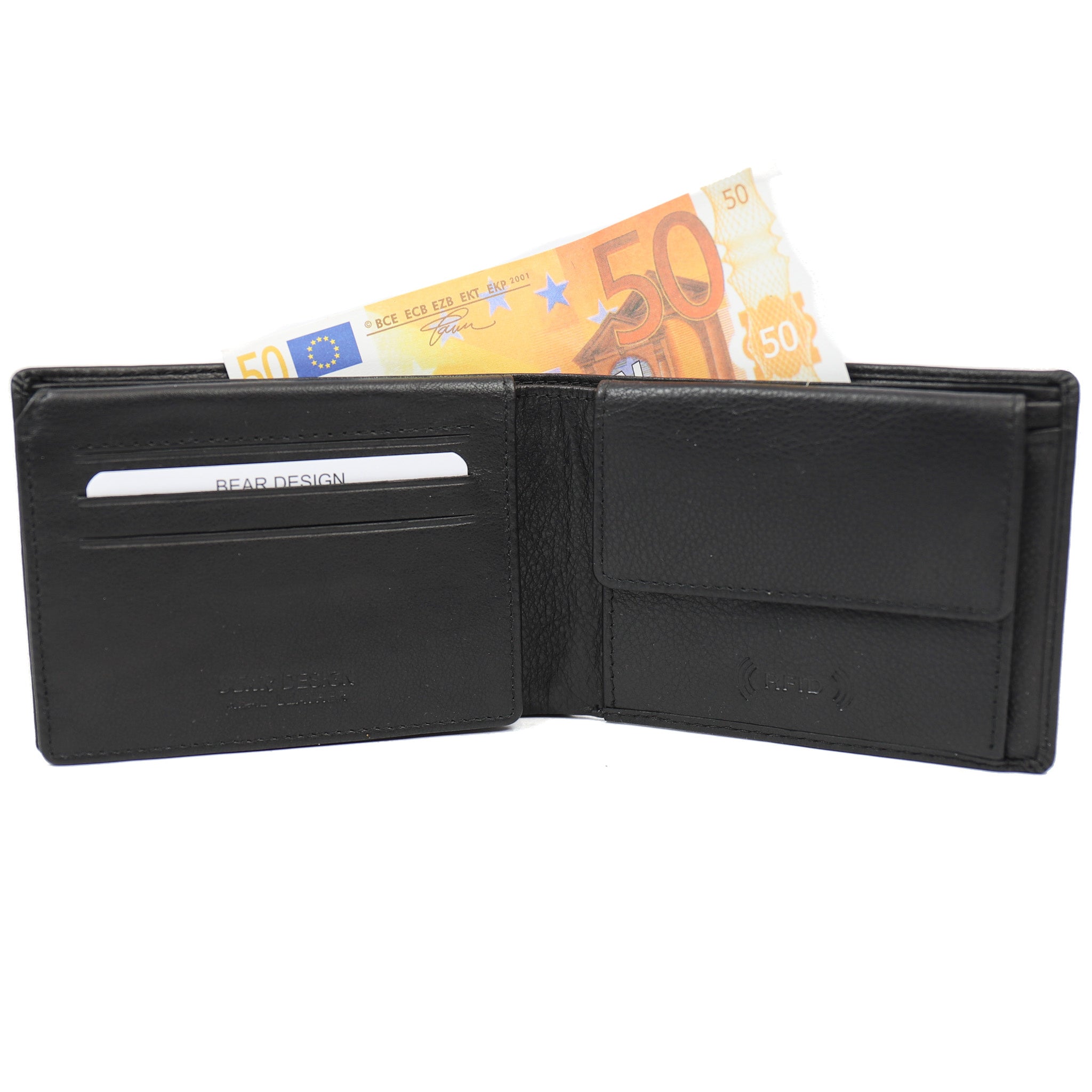 Billfold 'Joep' zwart