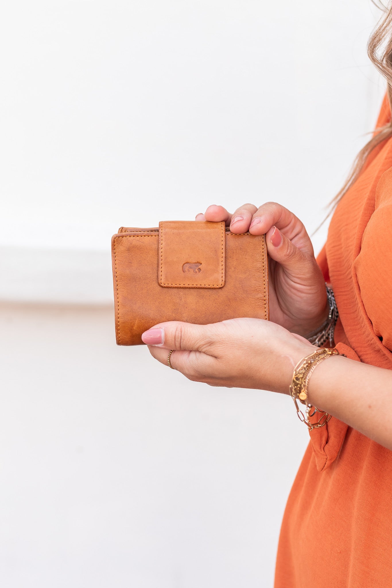 Wallet 'Jill' cognac
