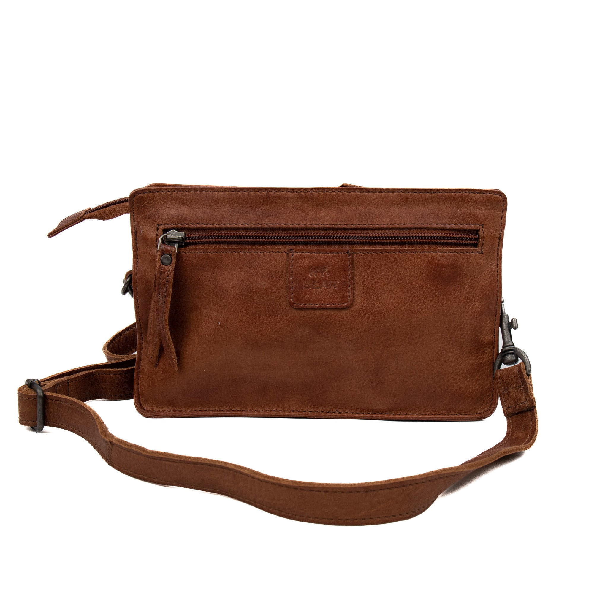 Schoudertasje 'Cil' cognac - CP 2339