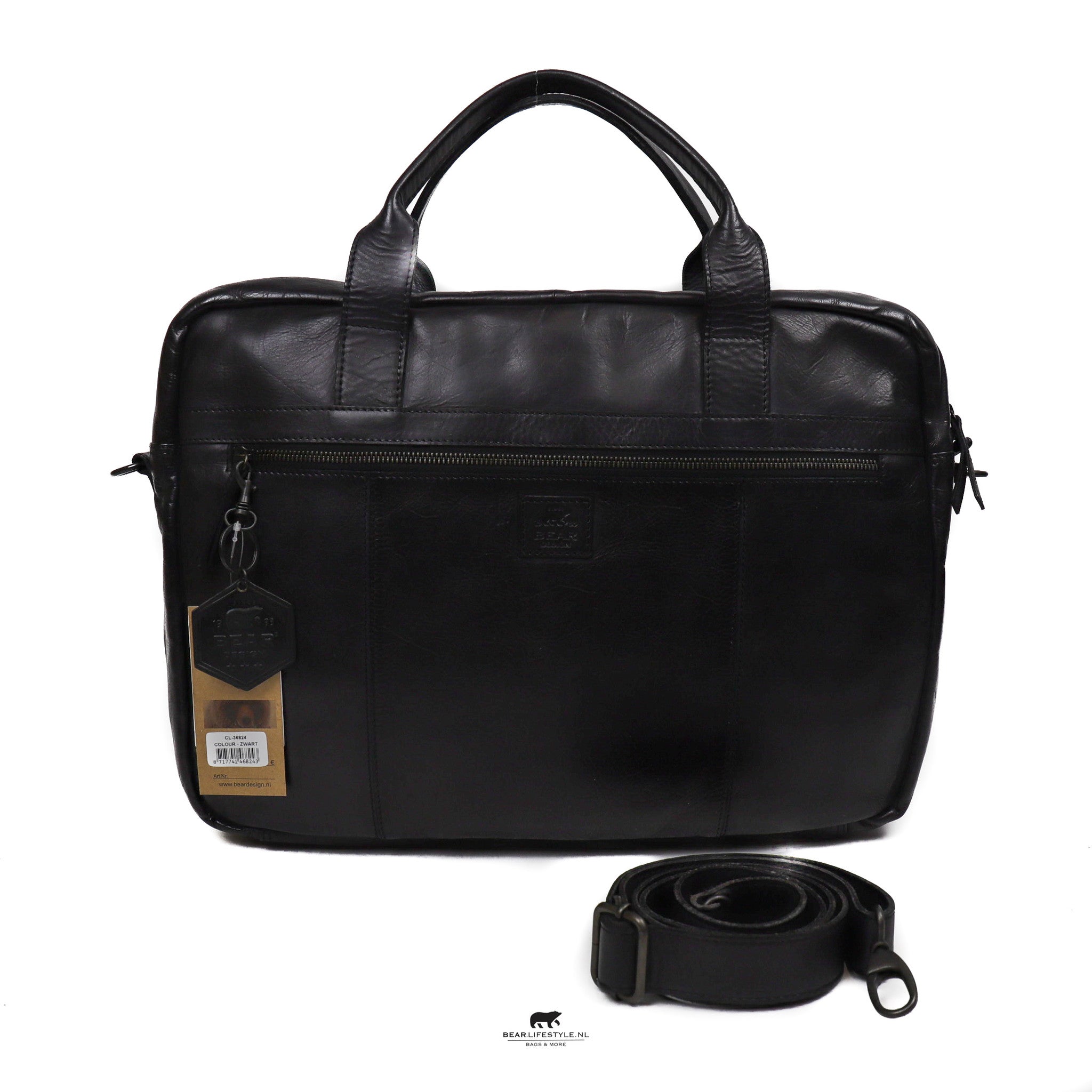 Laptoptas 'Dani' zwart