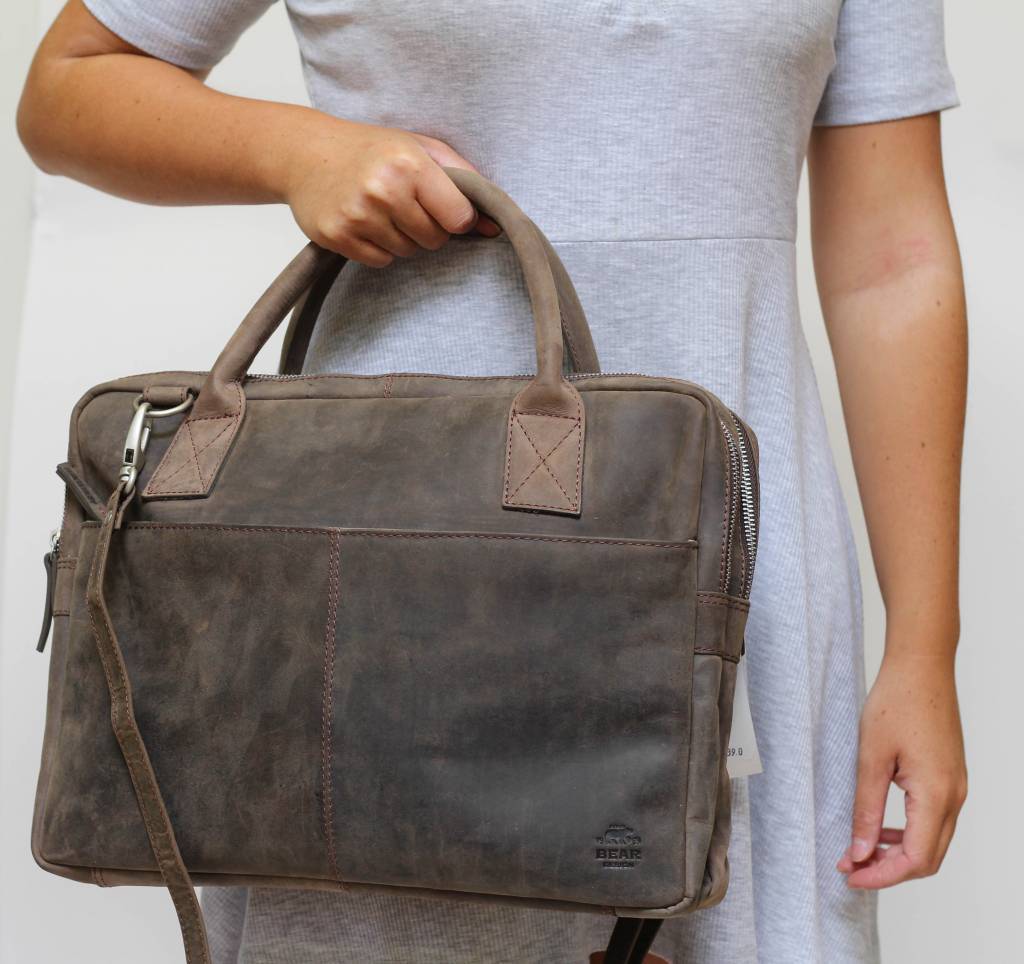Laptop bag 'Minoes' brown - HD3008