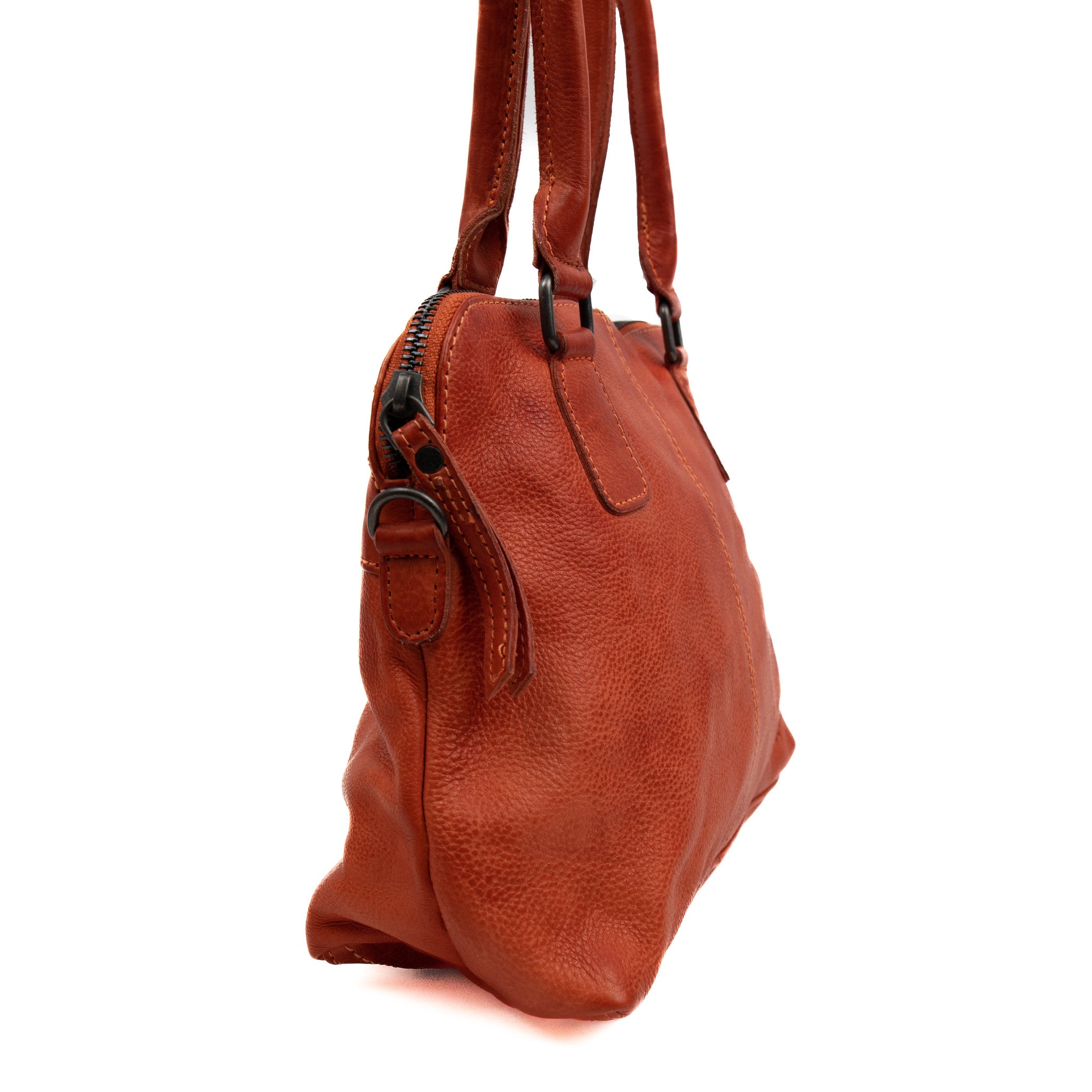 Hand/shoulder bag 'Petra' brick