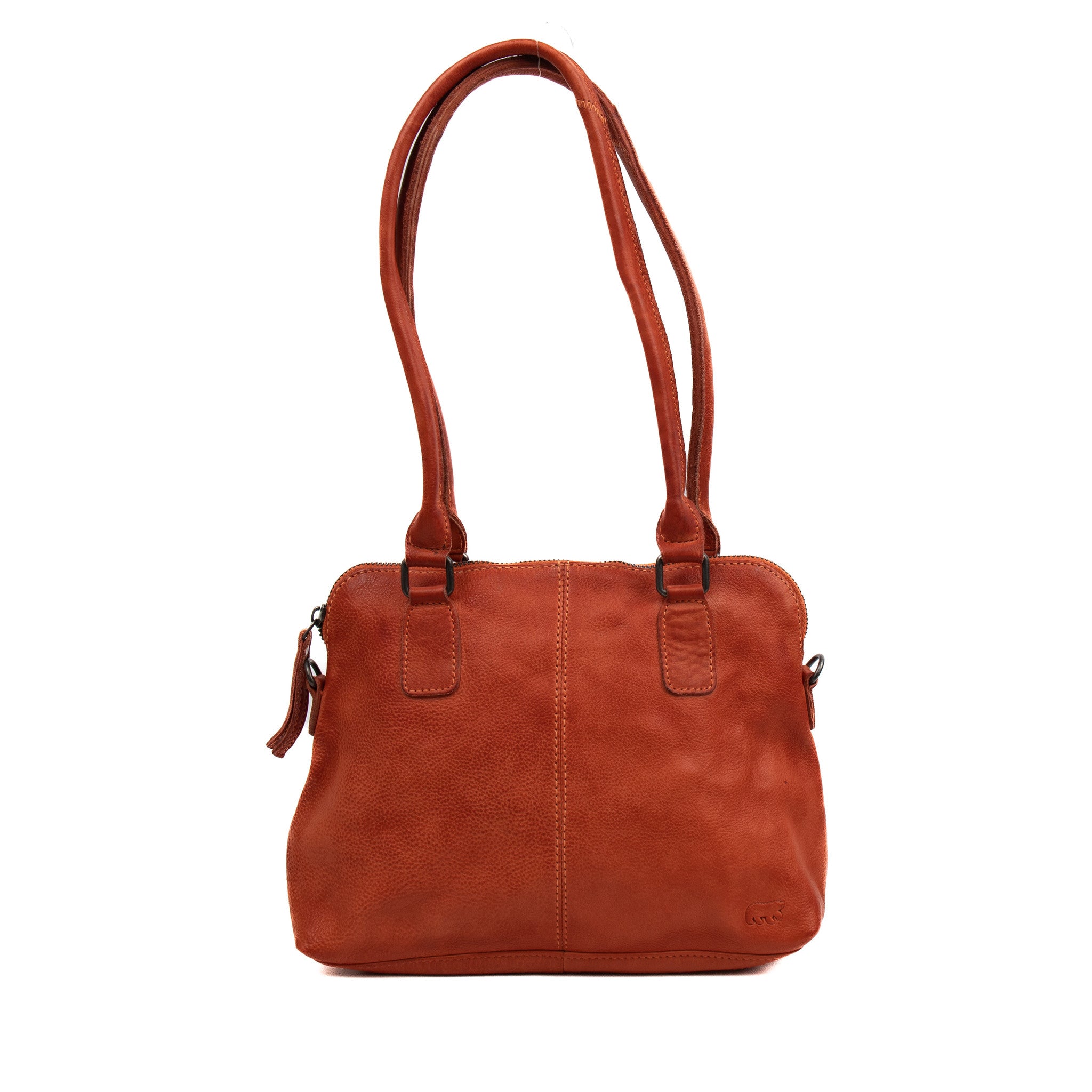 Hand/shoulder bag 'Petra' brick