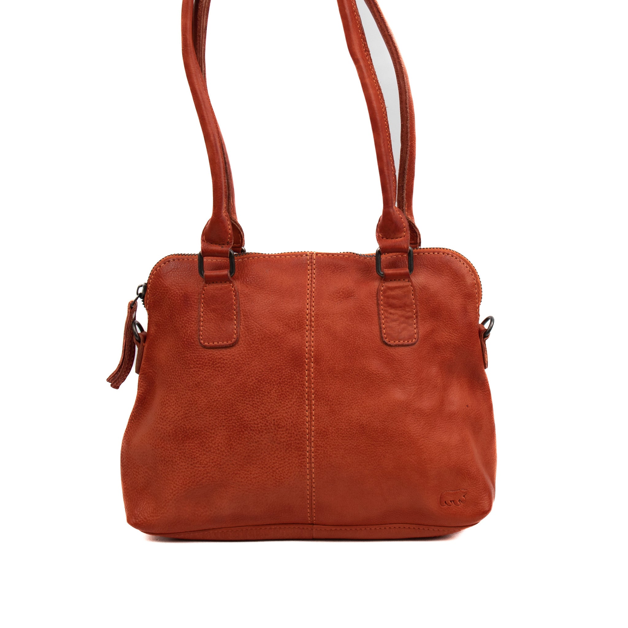 Hand/shoulder bag 'Petra' brick