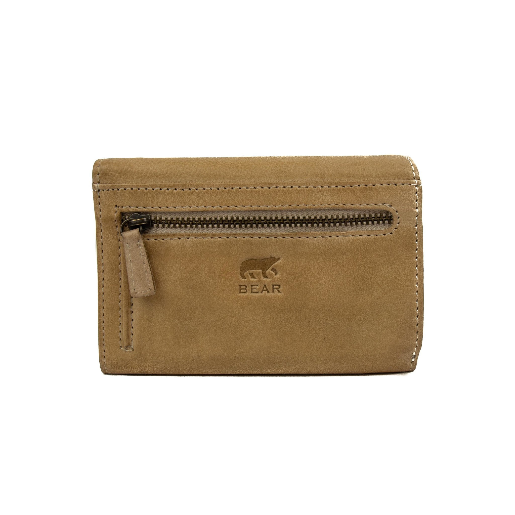 Wrap wallet 'Flappie' beige - CL 15572
