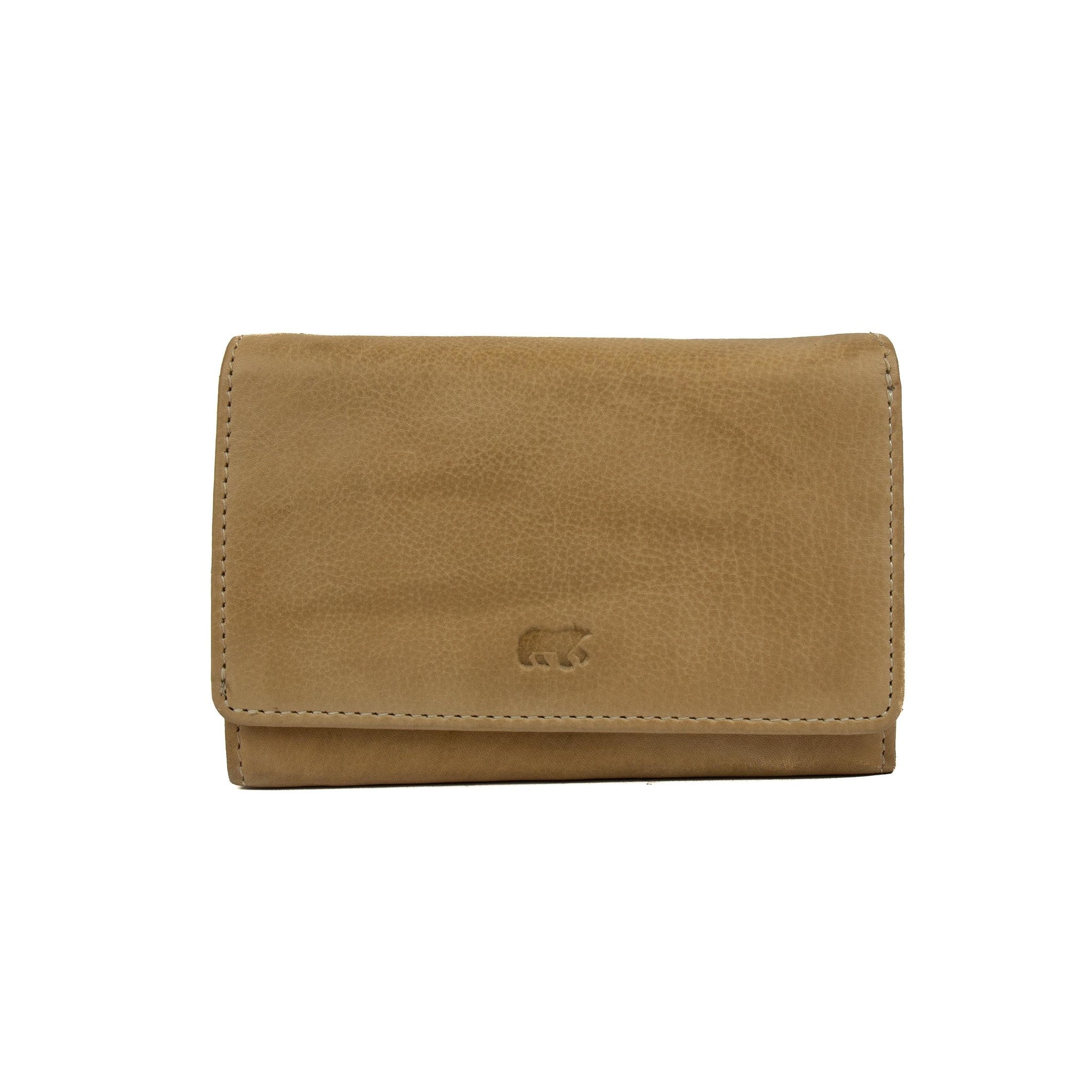 Wrap wallet 'Flappie' beige - CL 15572