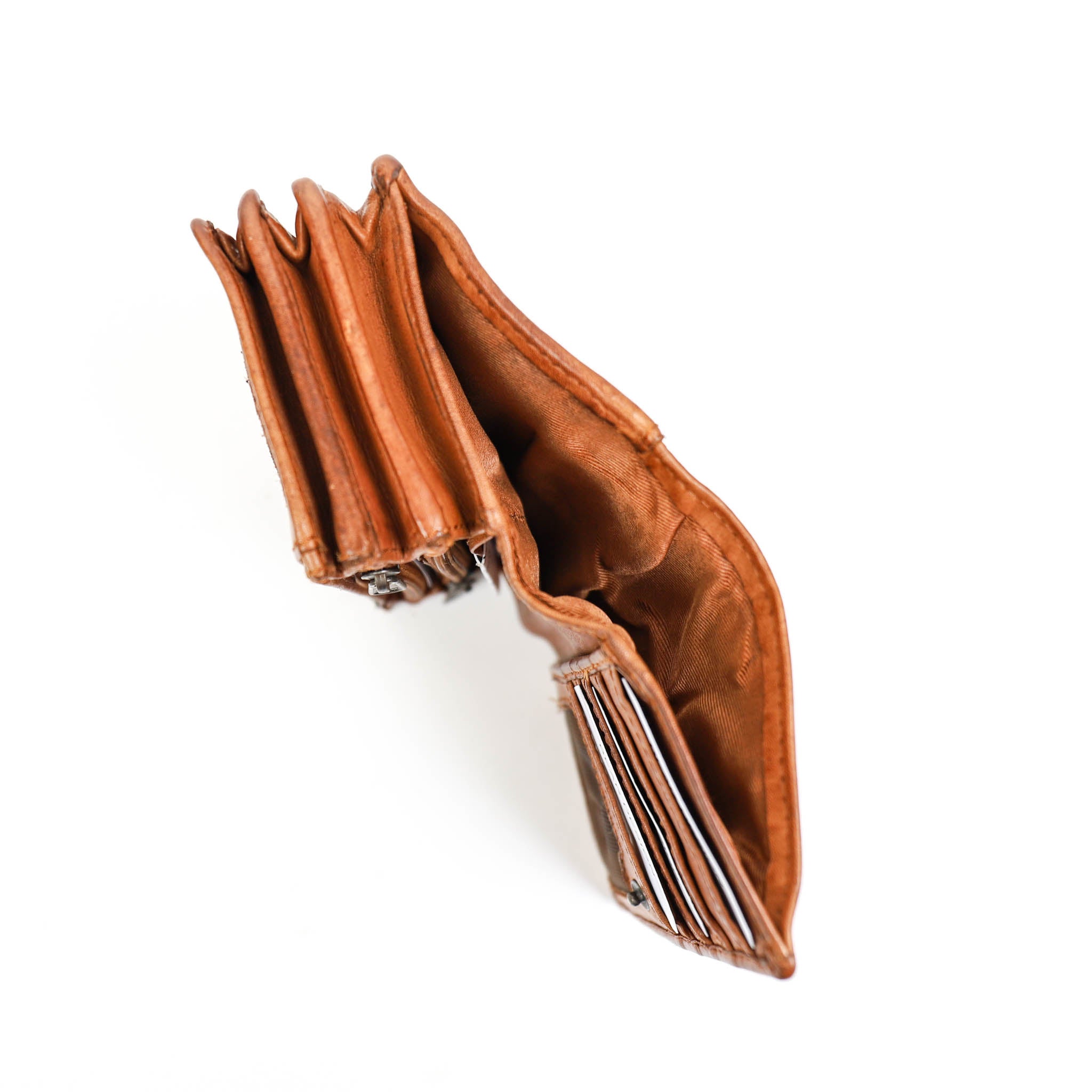 Flap wallet 'Nina' cognac