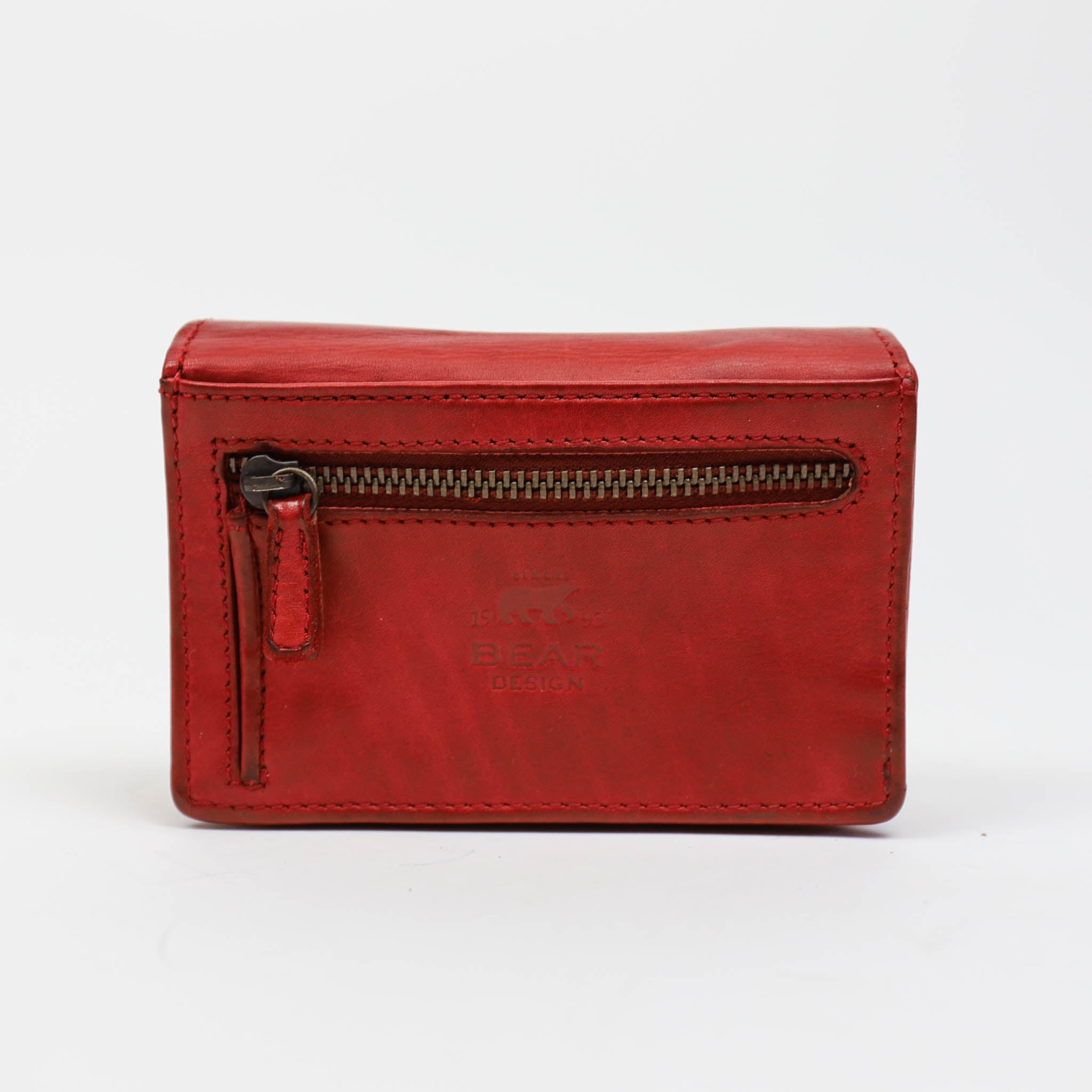 Overslag portemonnee 'Nina' rood