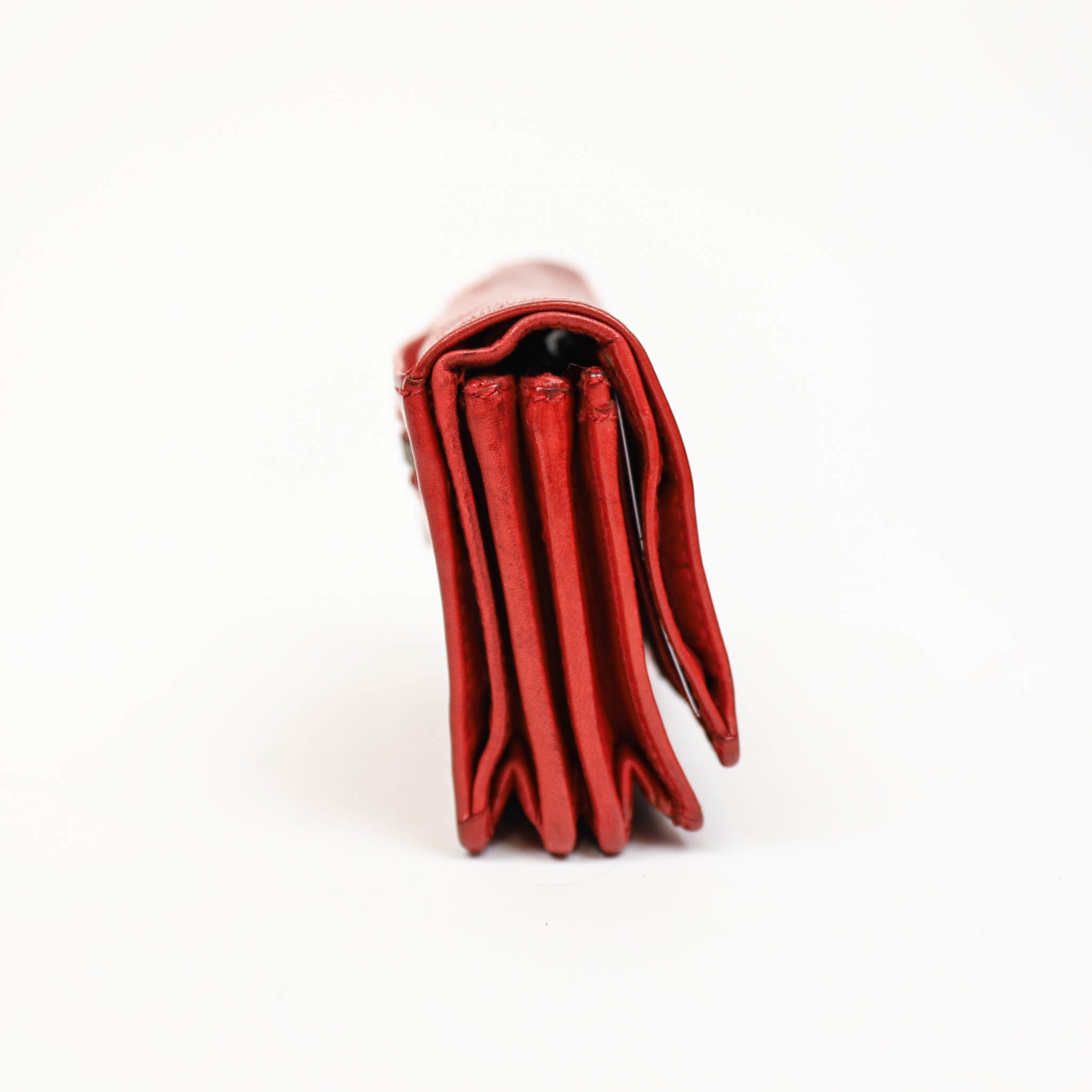 Overslag portemonnee 'Nina' rood