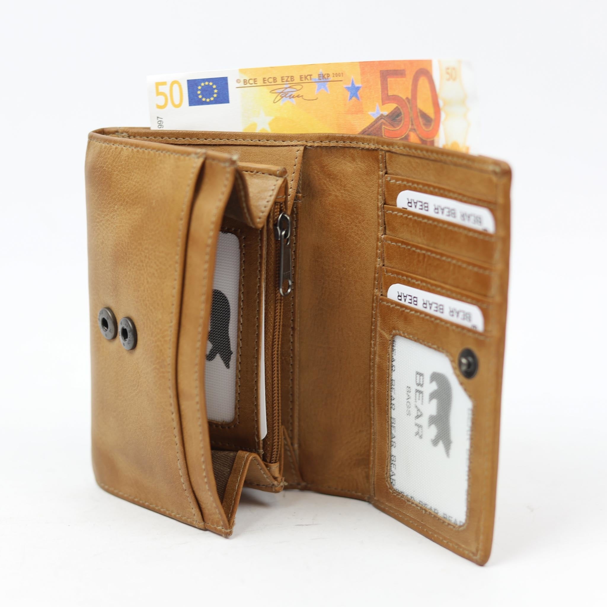 Wrap wallet 'Sweety' taupe - CP 5066