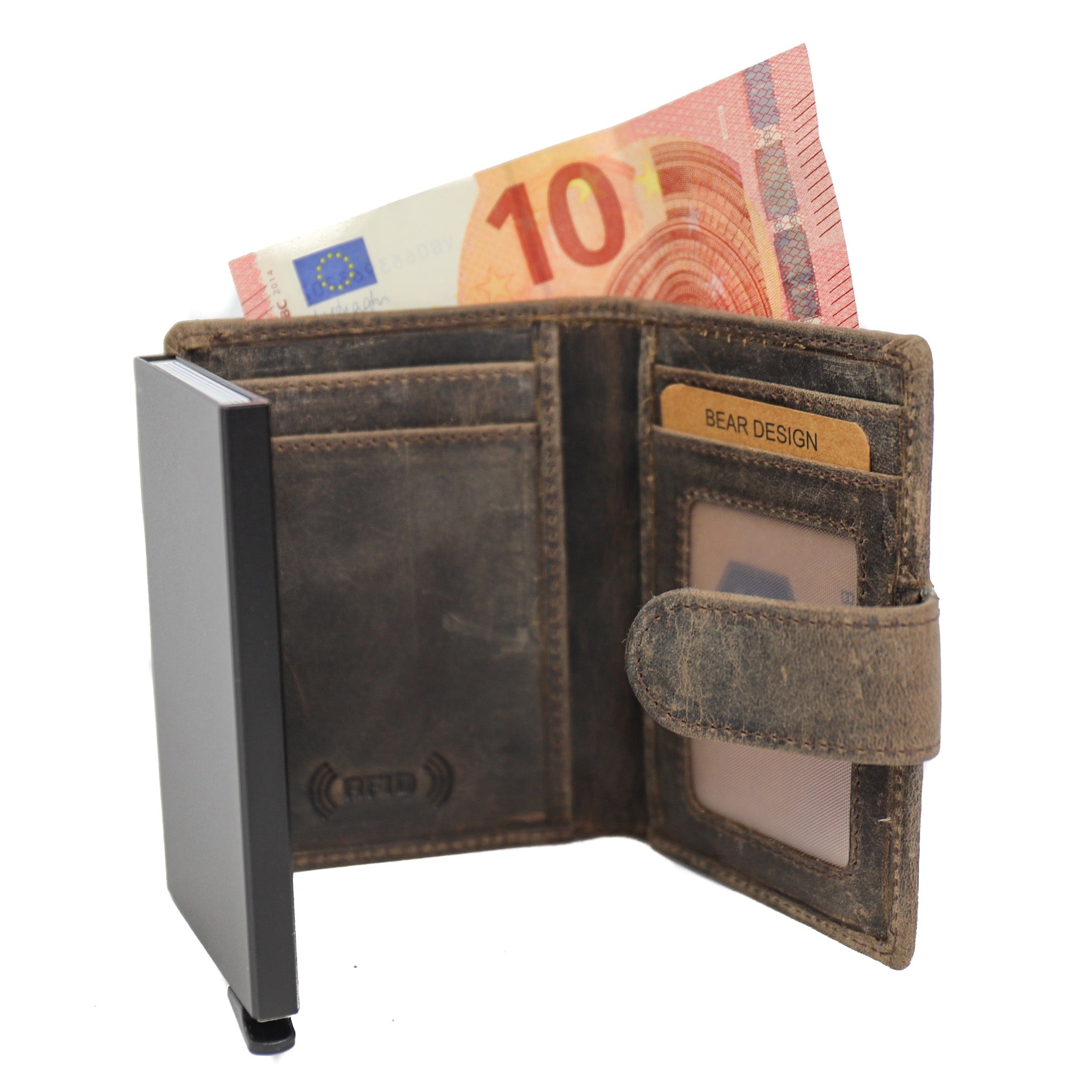 RFID pasjeshouder 'Bobby' bruin