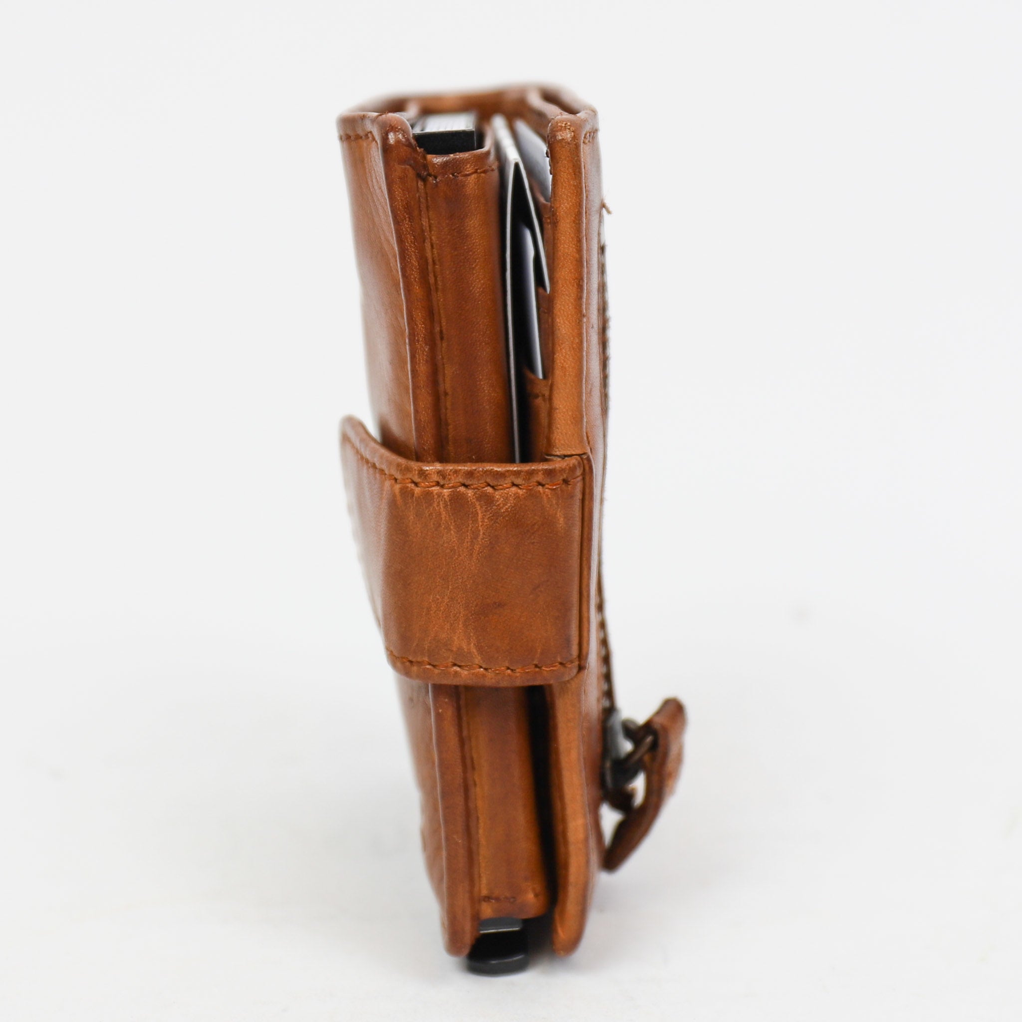 Card holder 'Kris' cognac - Cl 15253