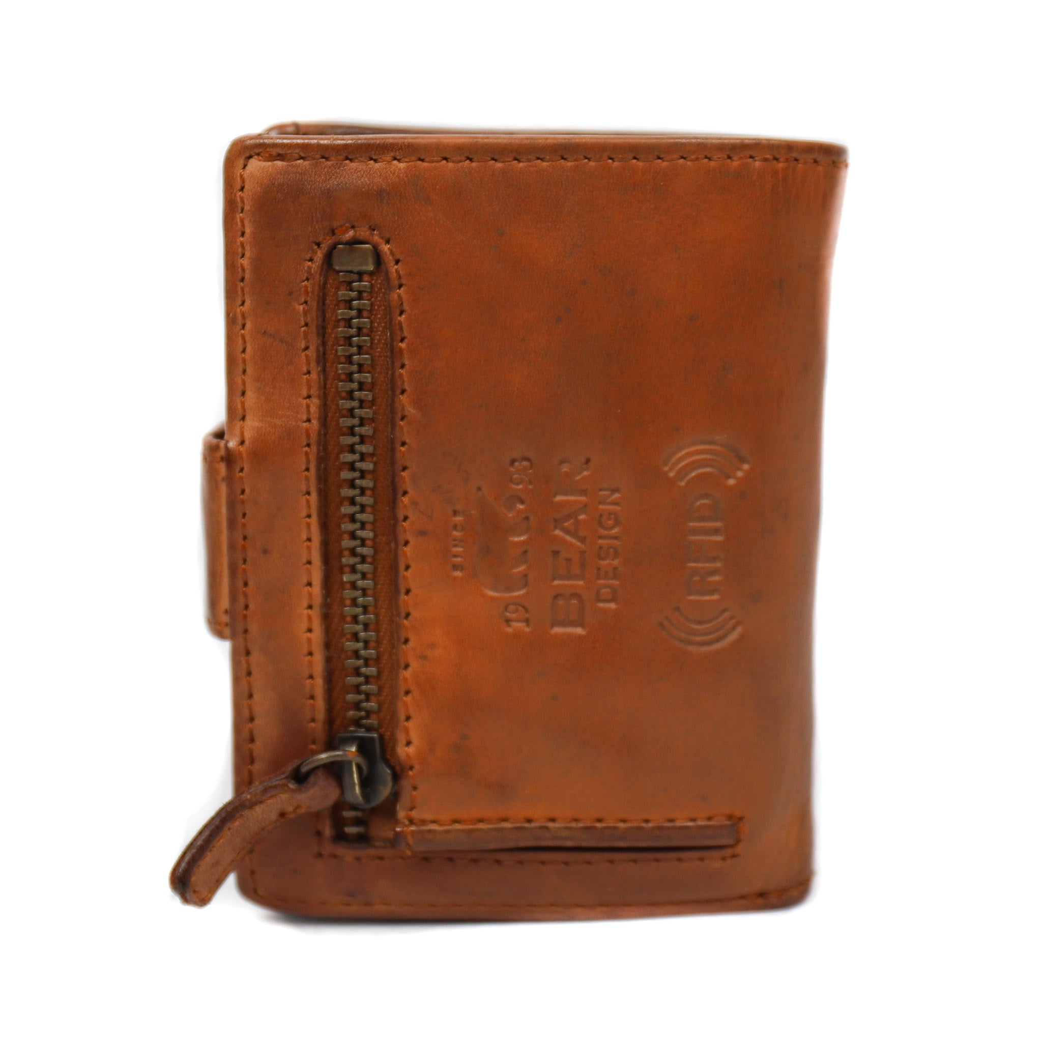 Card holder 'Kris' cognac - Cl 15253