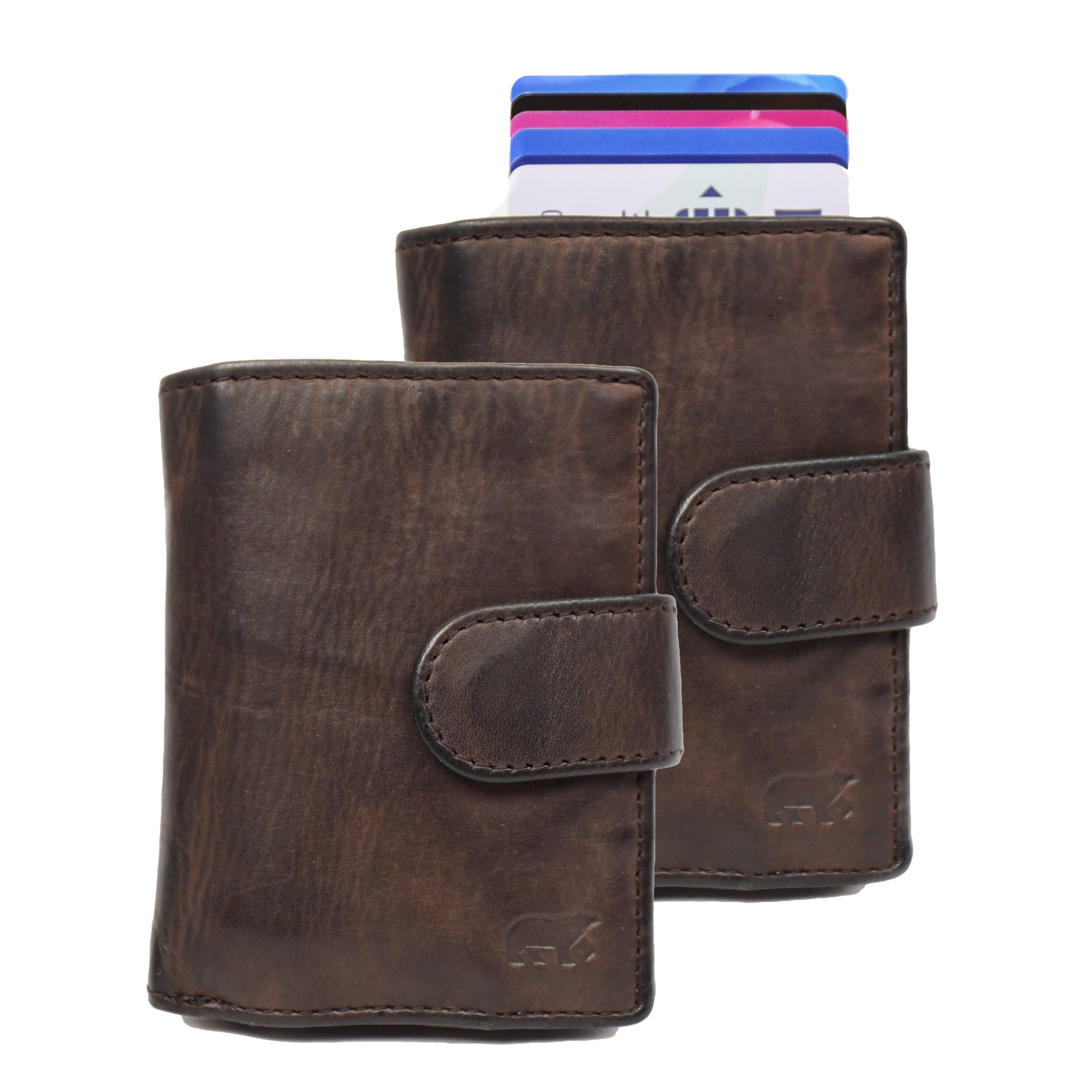 Card holder 'Kris' dark brown - CL 15253