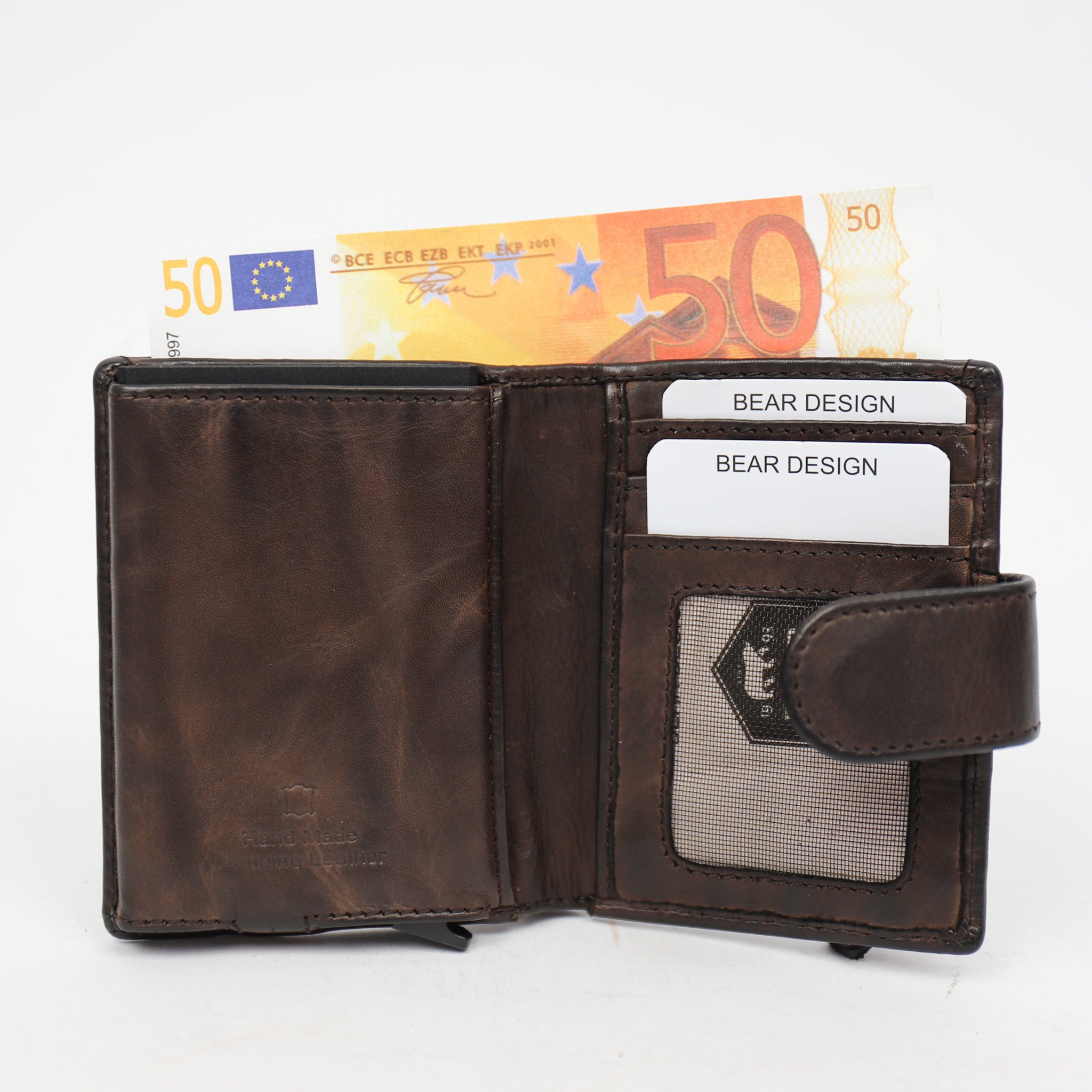 Card holder 'Kris' dark brown - CL 15253
