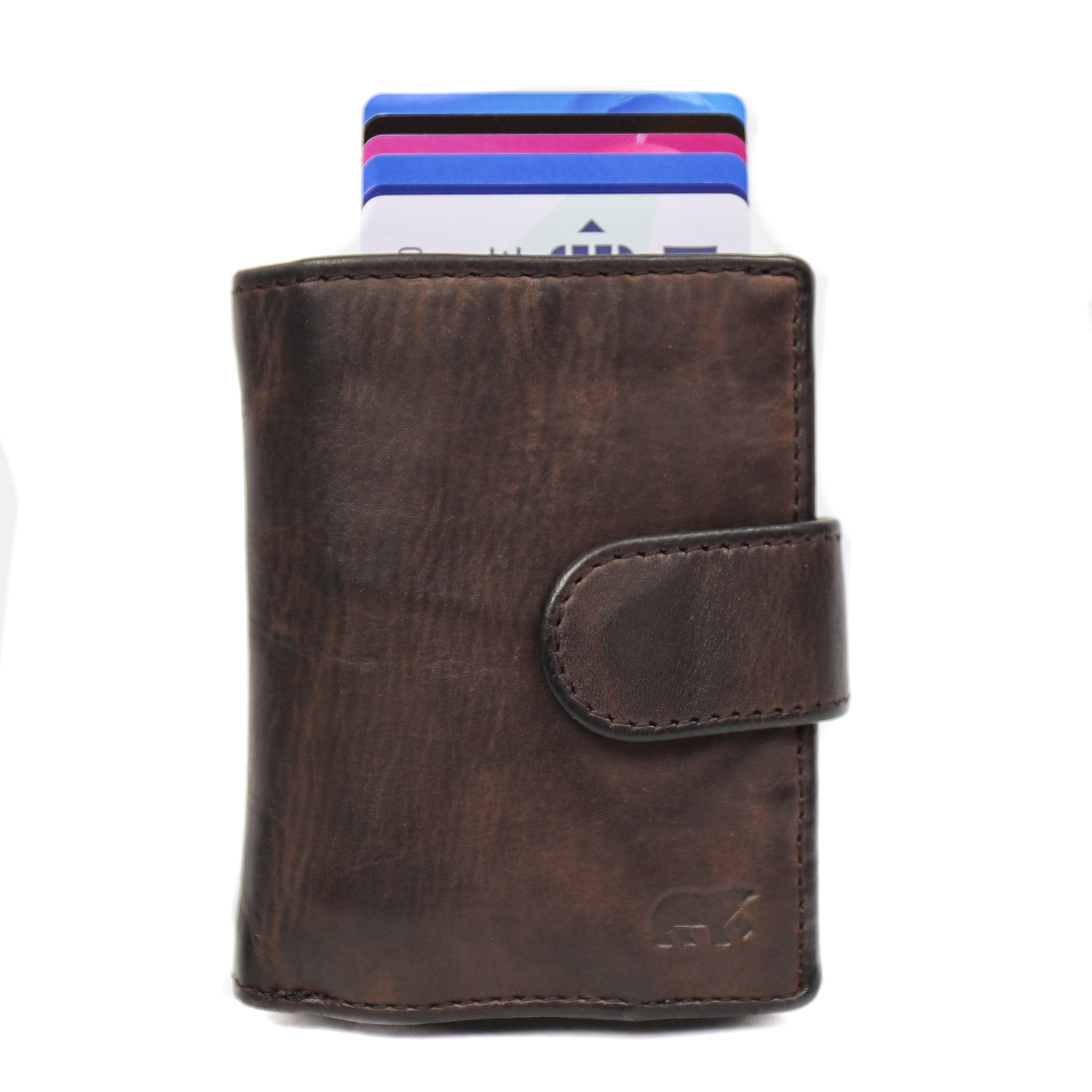 Card holder 'Kris' dark brown - CL 15253