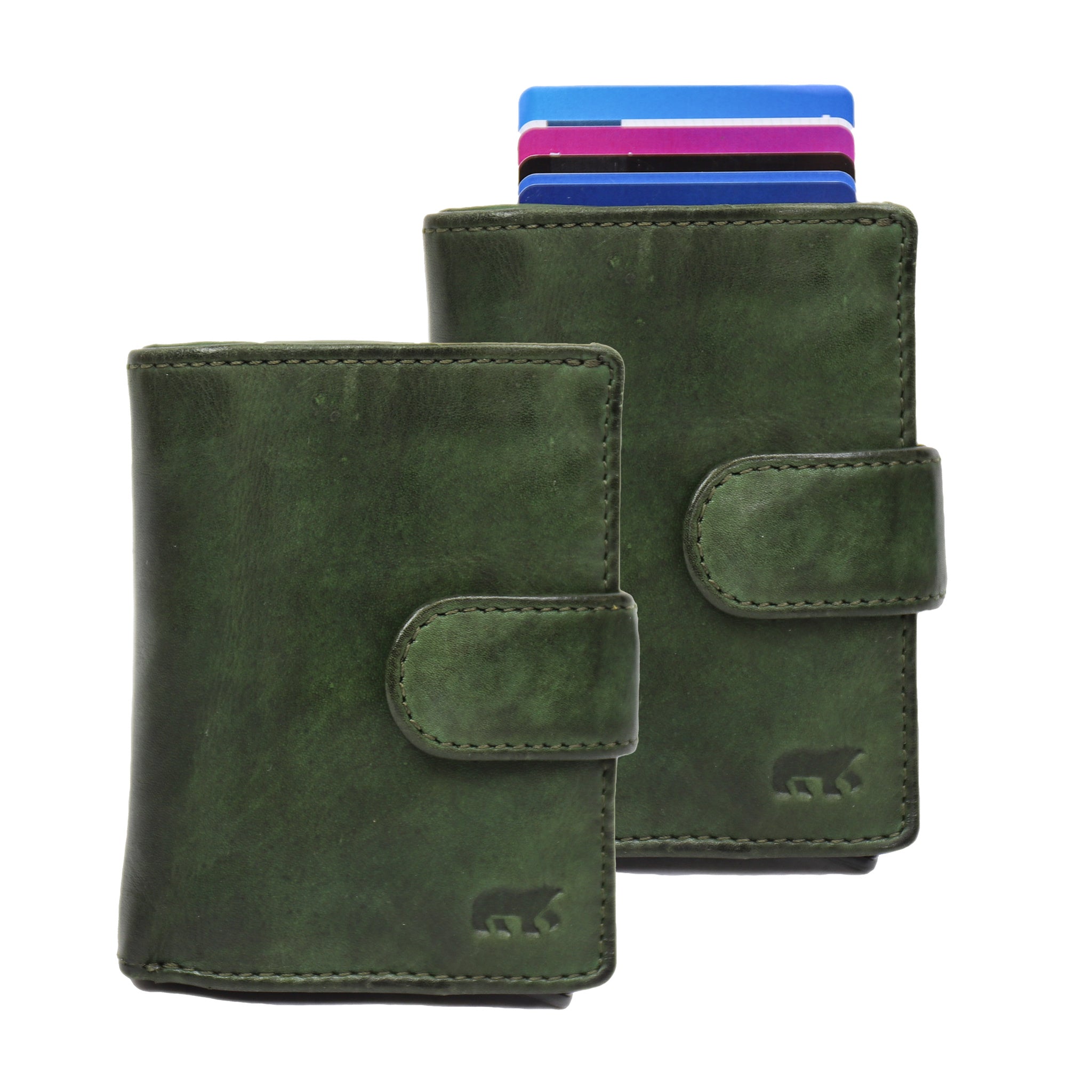 Card holder 'Kris' green - CL 15253