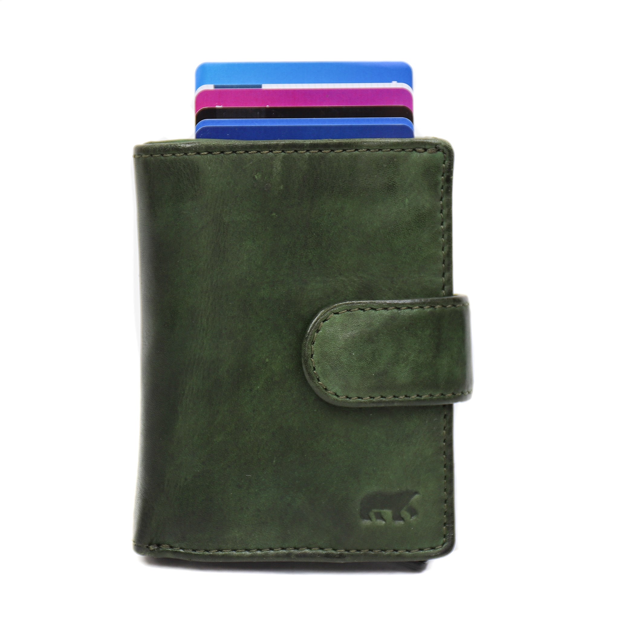 Card holder 'Kris' green - CL 15253