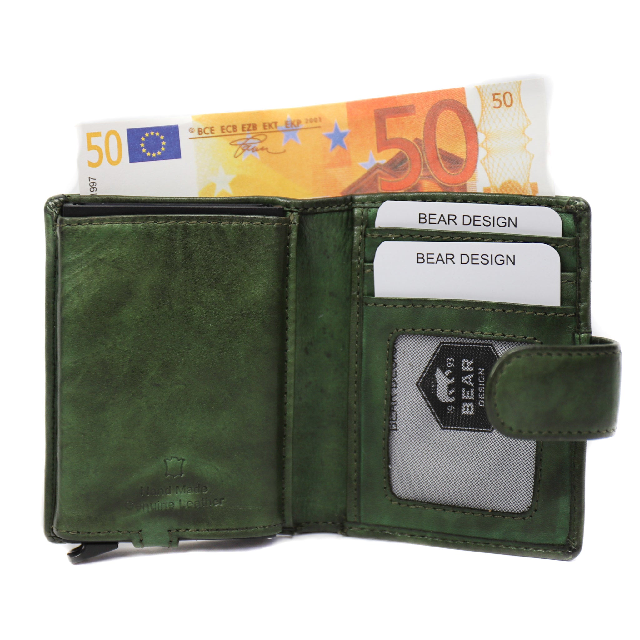 Card holder 'Kris' green - CL 15253
