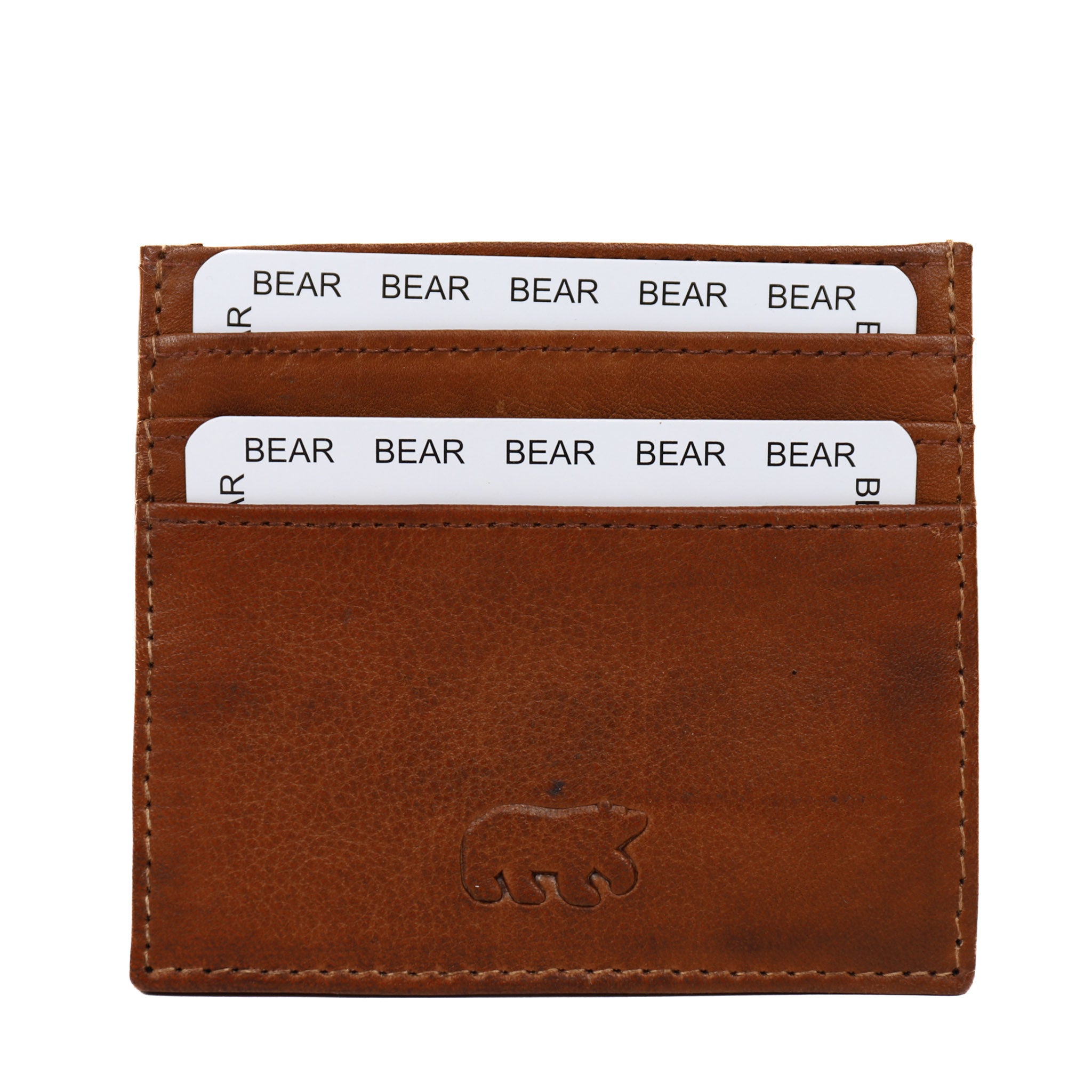 Card holder 'Maikel' cognac - CP 5053