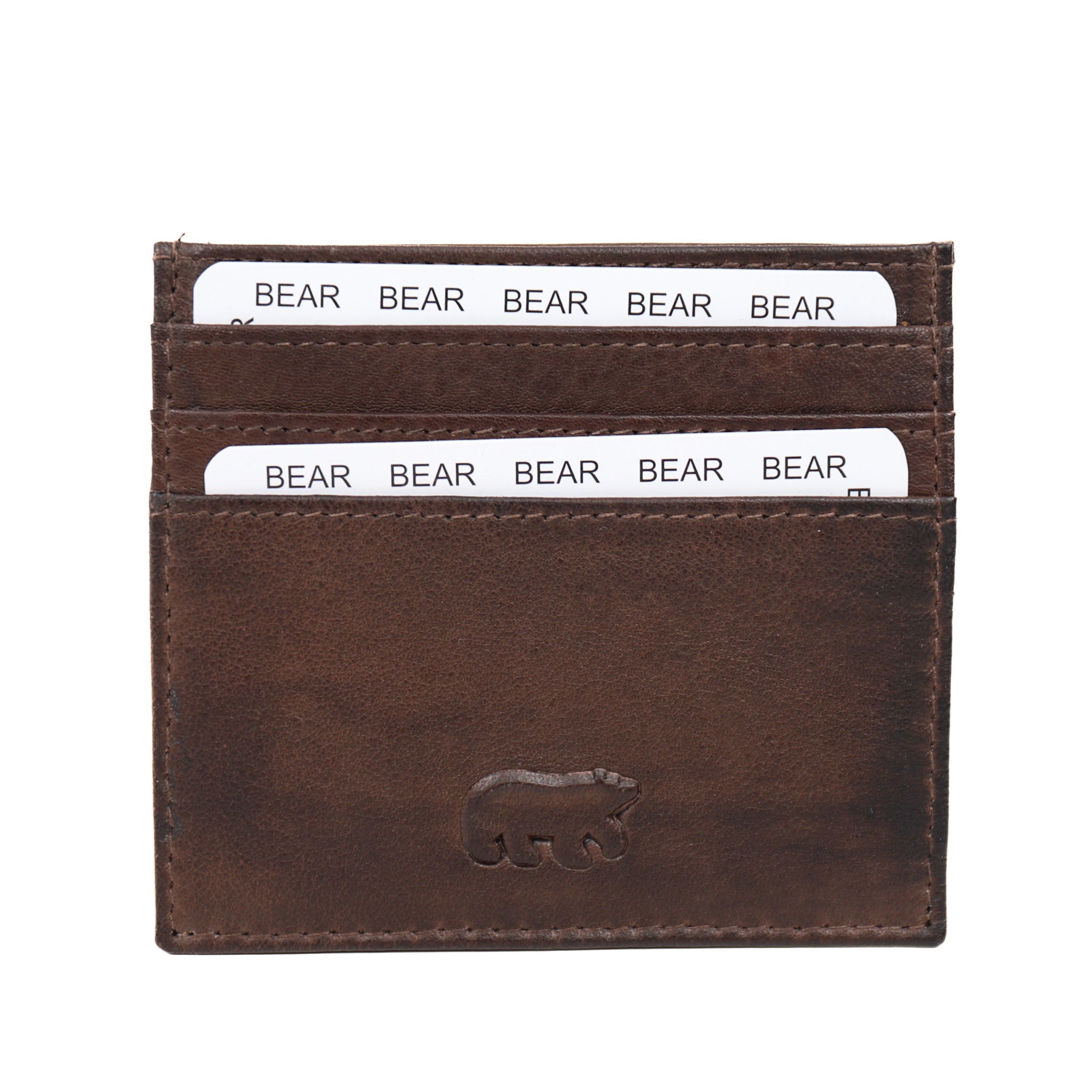 Card holder 'Maikel' dark brown - CP 5053