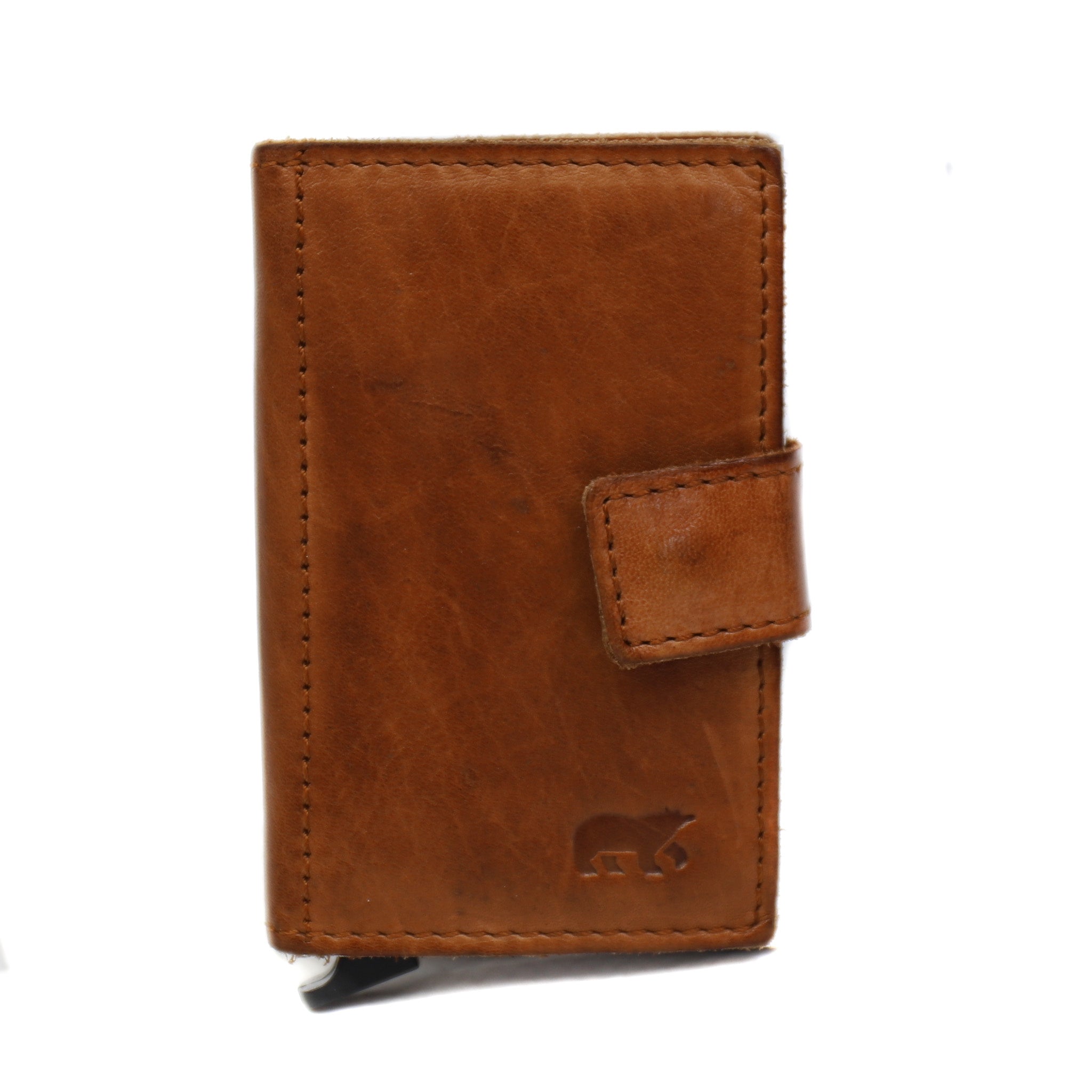 Card holder 'Pip' cognac - CL 15254