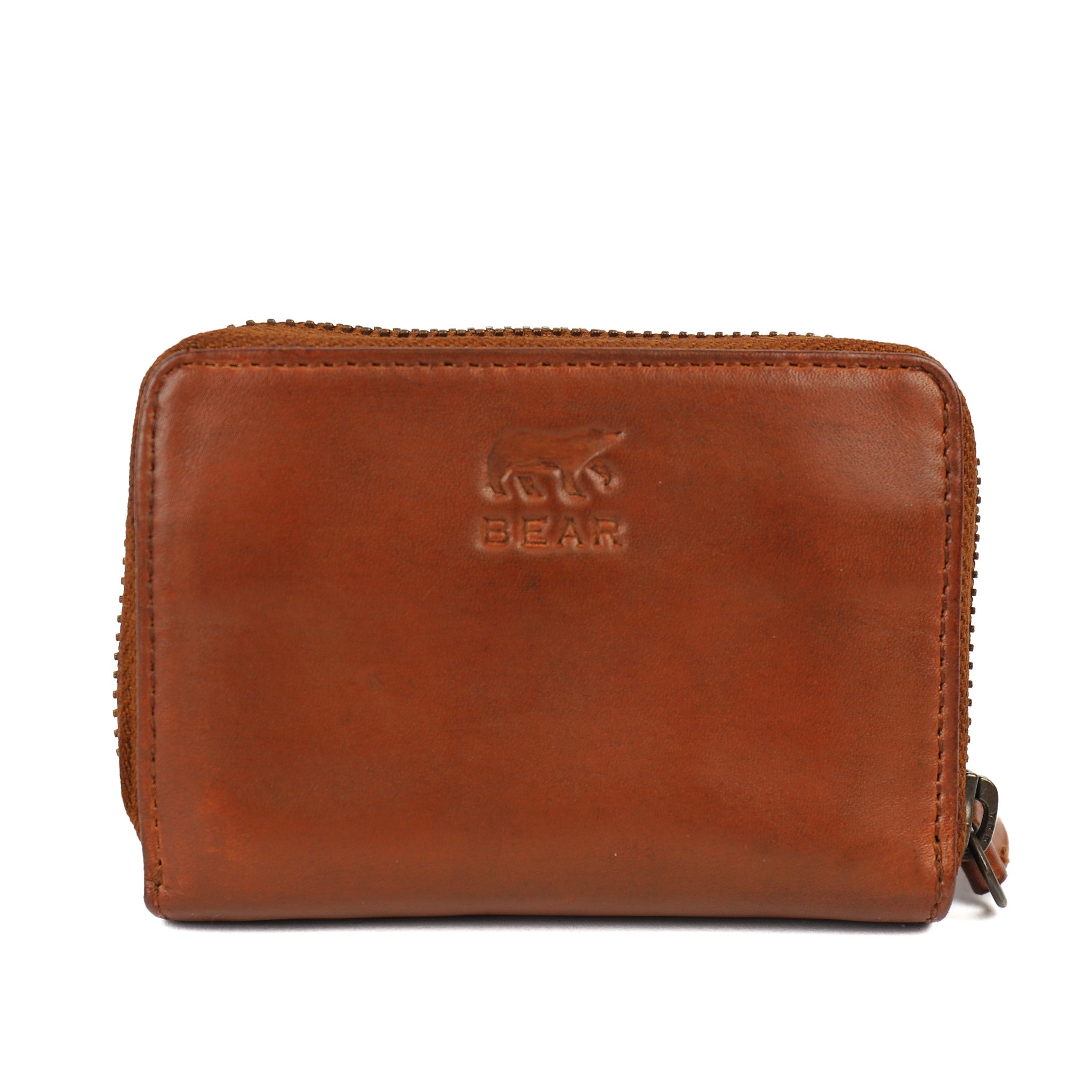 Card holder 'Rudie' cognac - CL 19408
