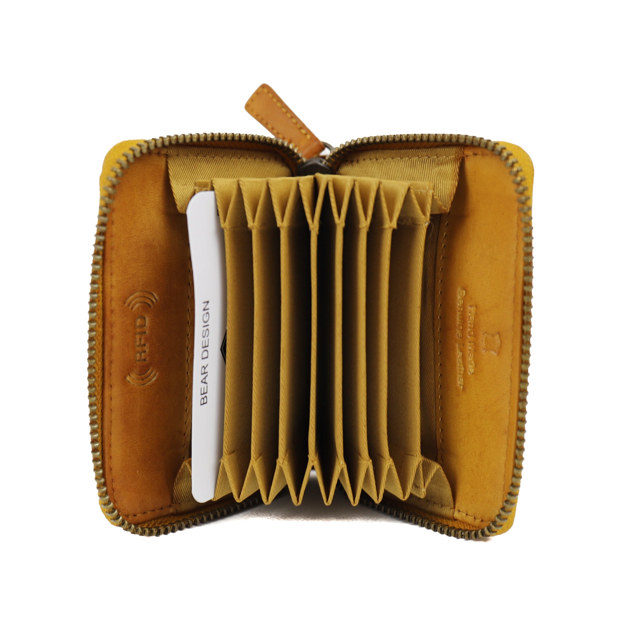 Card holder 'Rudie' yellow - CL 19408
