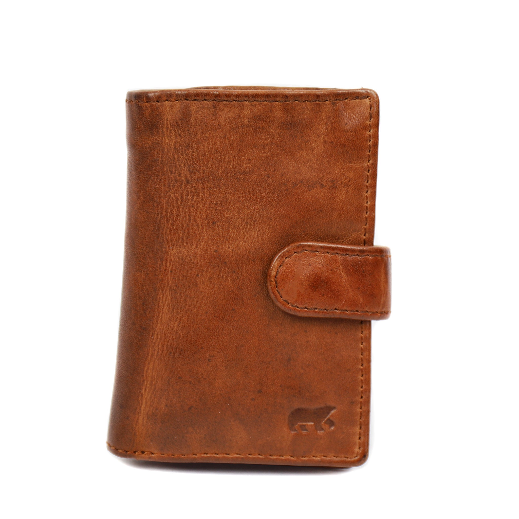 Card folder 'Vic' cognac