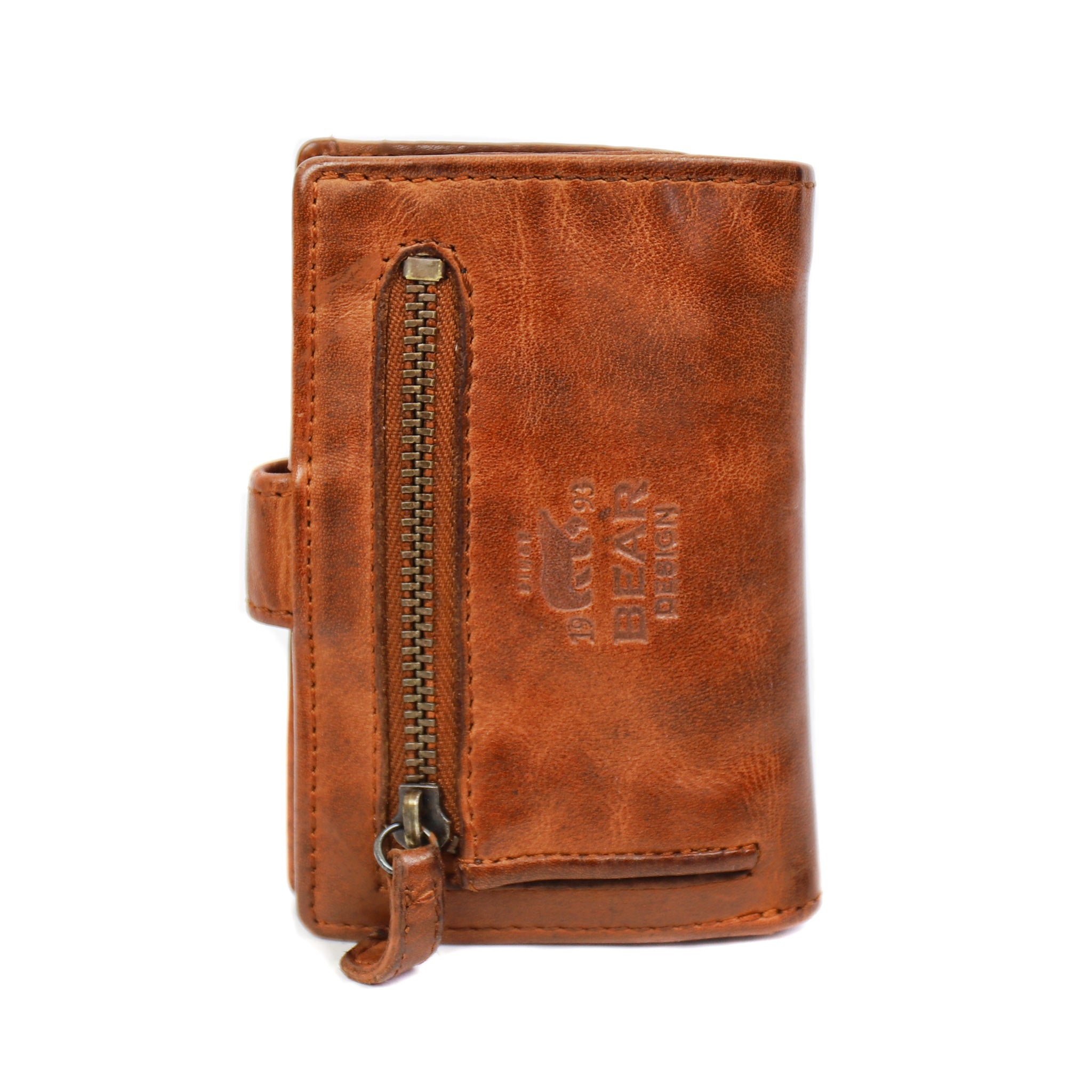 Card folder 'Vic' cognac