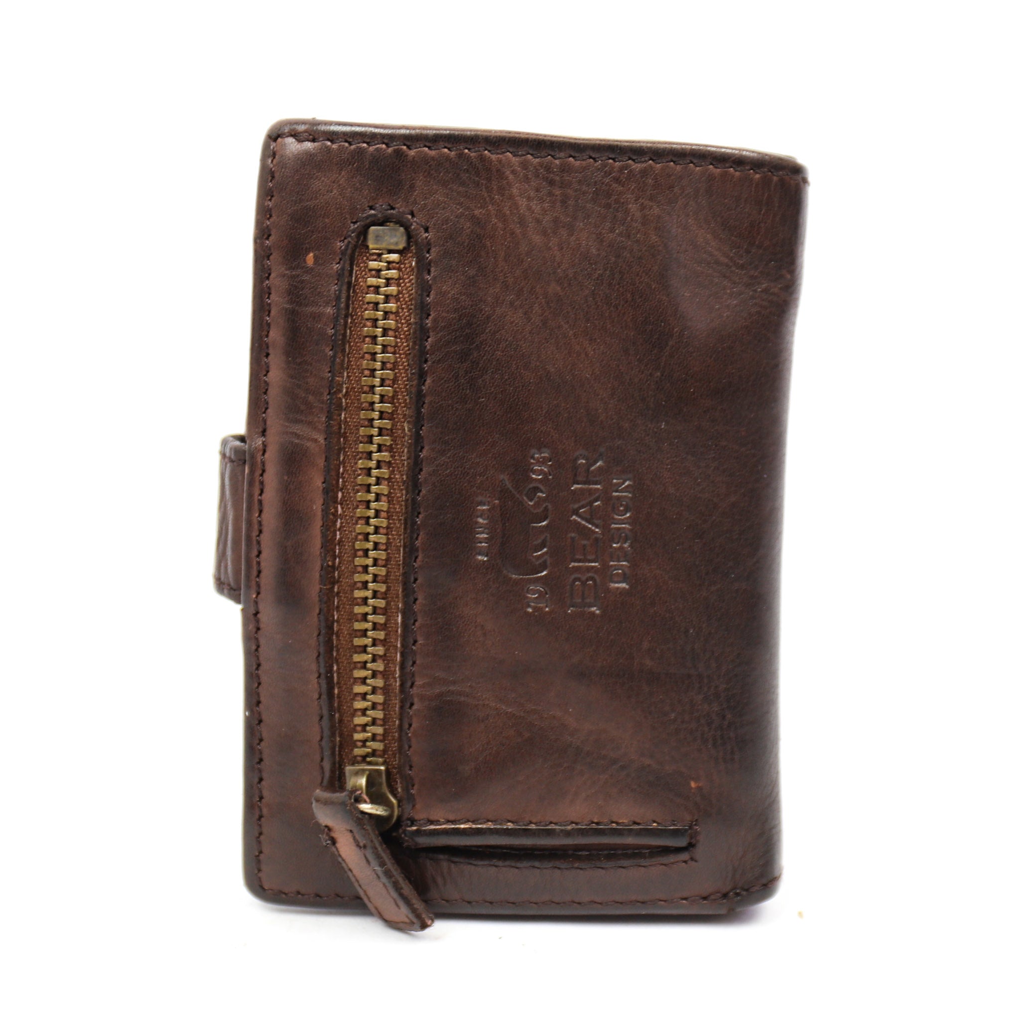 Card folder 'Vic' dark brown