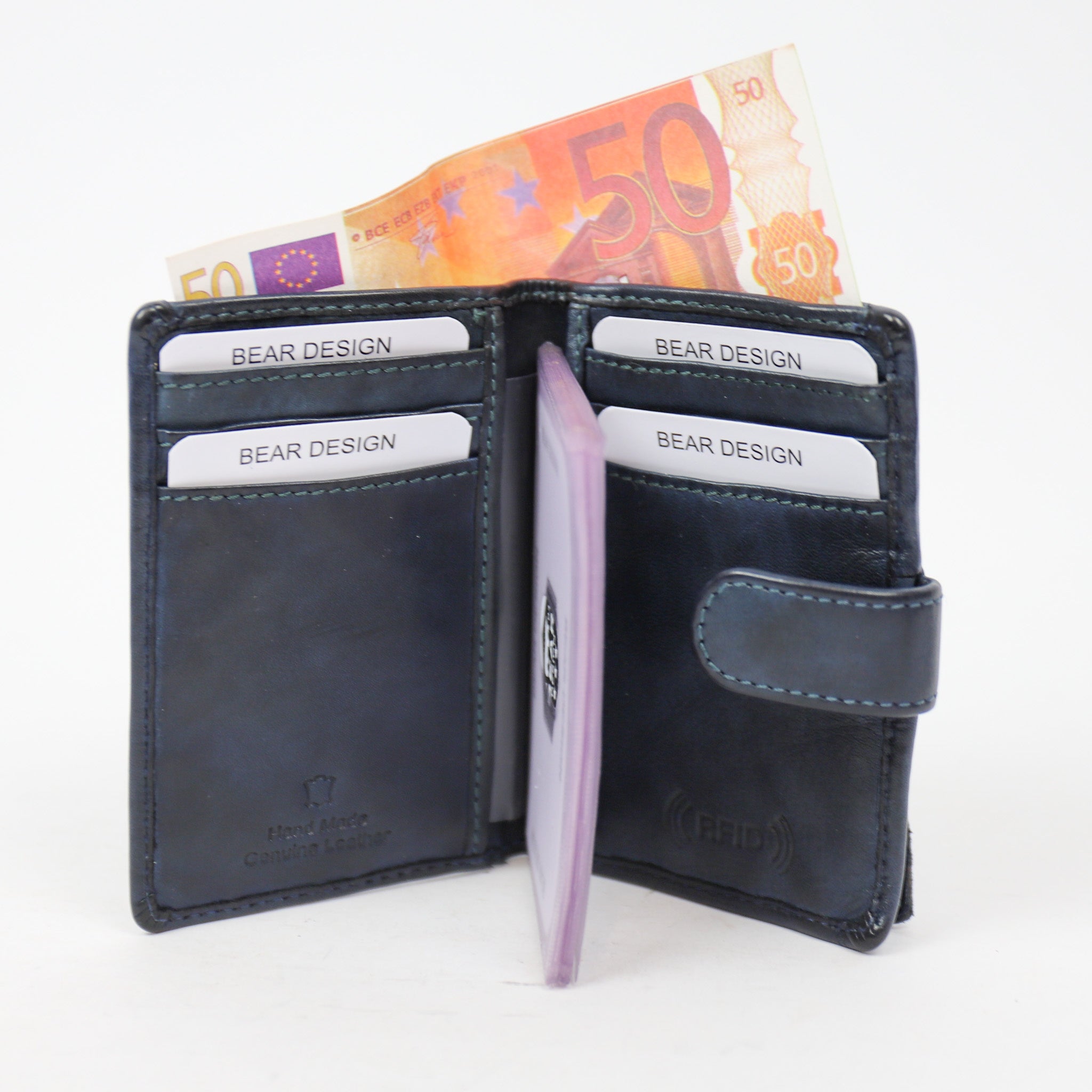 Card folder 'Vic' dark blue