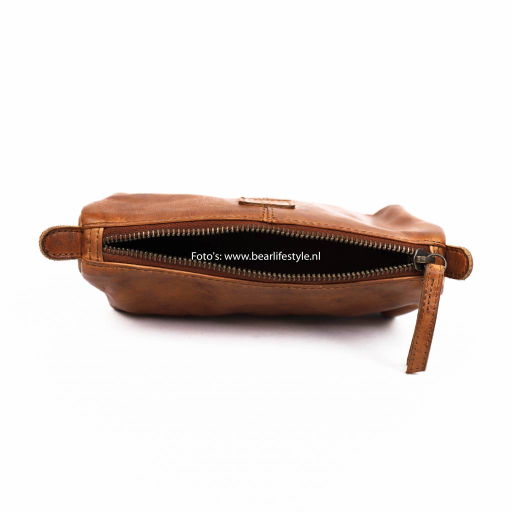 Pennenetui 'Tito' XL cognac