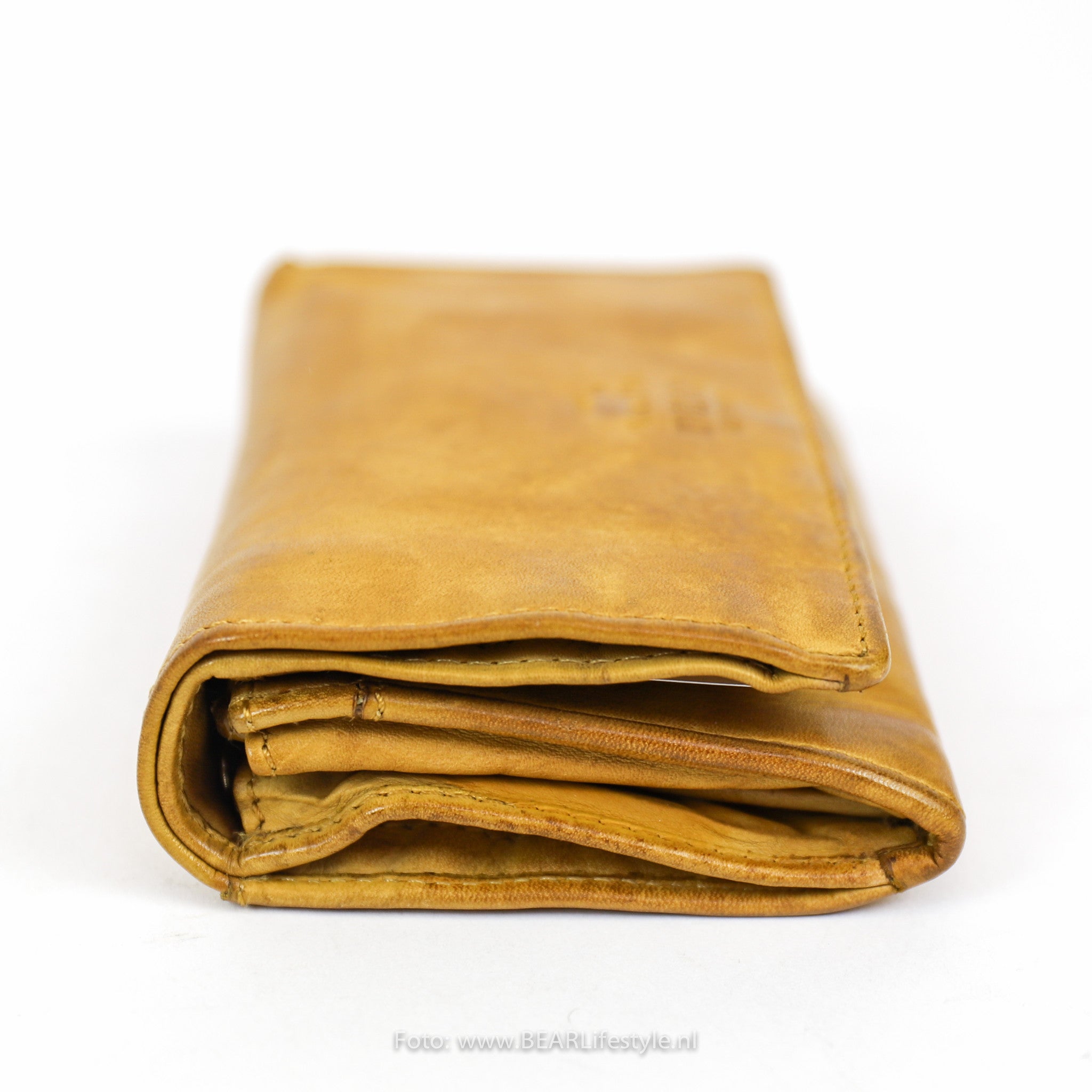 Wrap wallet 'Flappie' yellow - CL 15572