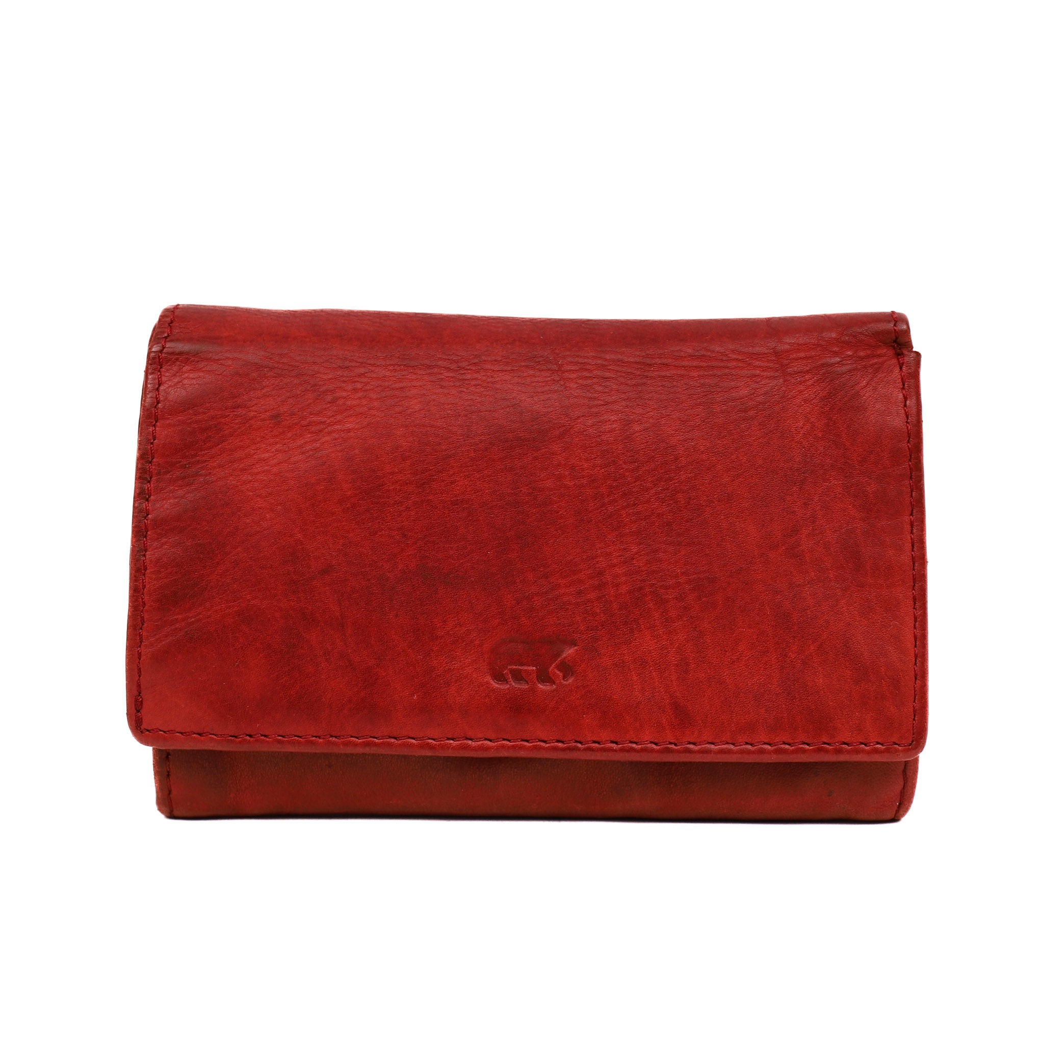 Overslag portemonnee 'Flappie' rood