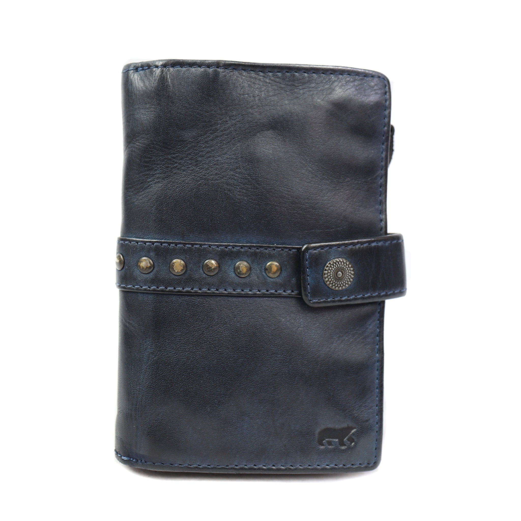 Wallet 'Sanne' dark blue studs - CL 15087