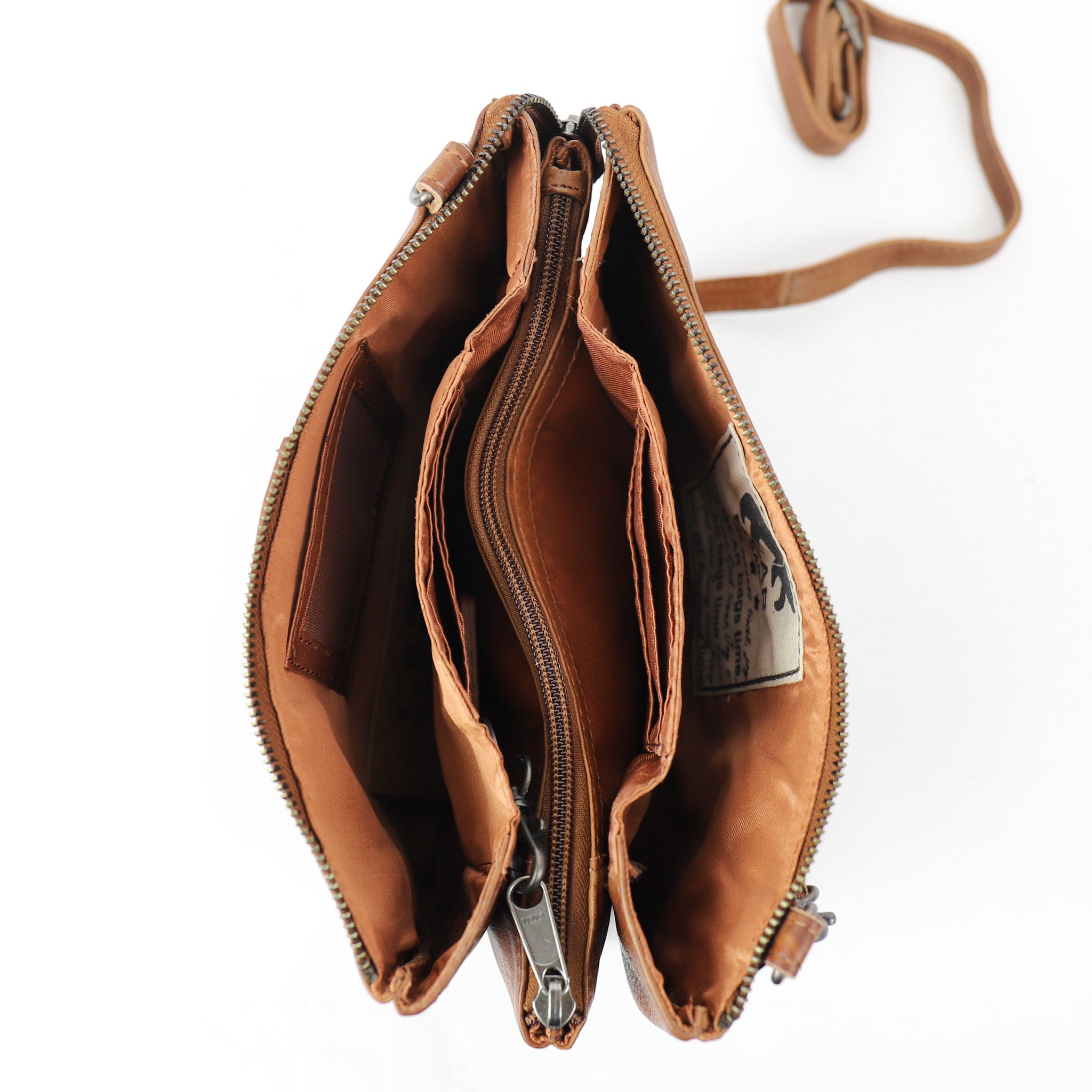 Wallet bag 'Uma' XL cognac - CP 1268