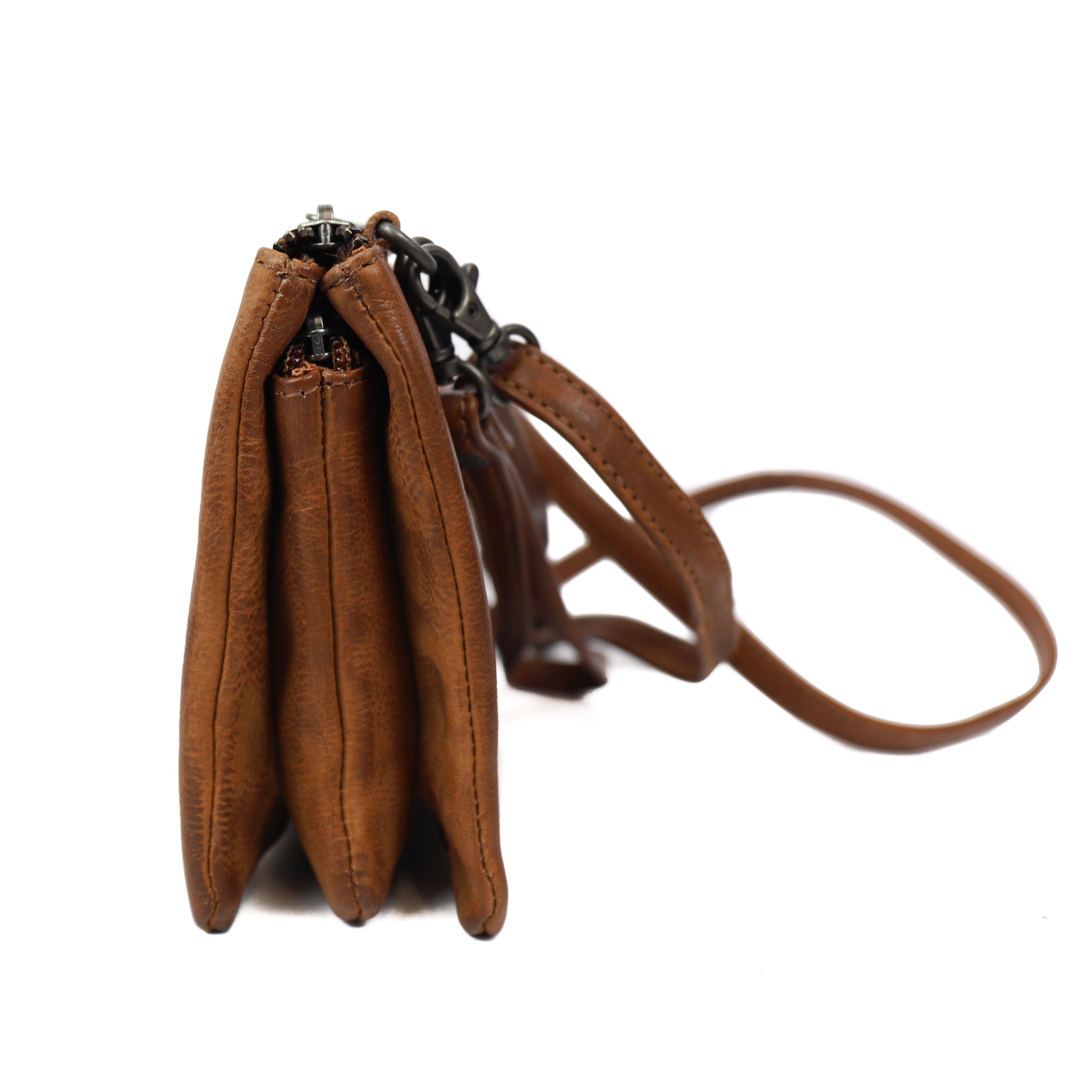 Purse bag 'Uma' cognac - CP 1119