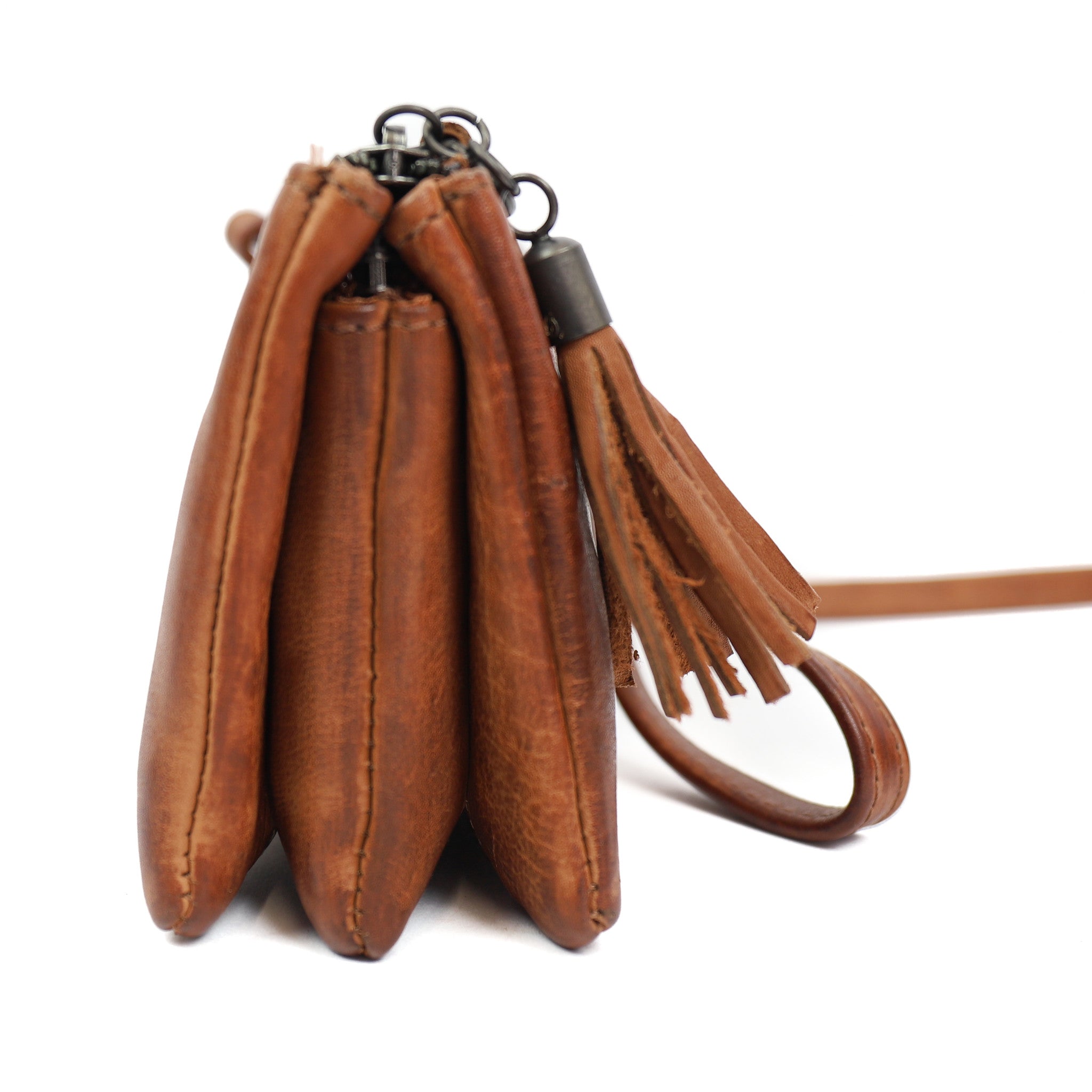 Portemonneetasje 'Umi' cognac